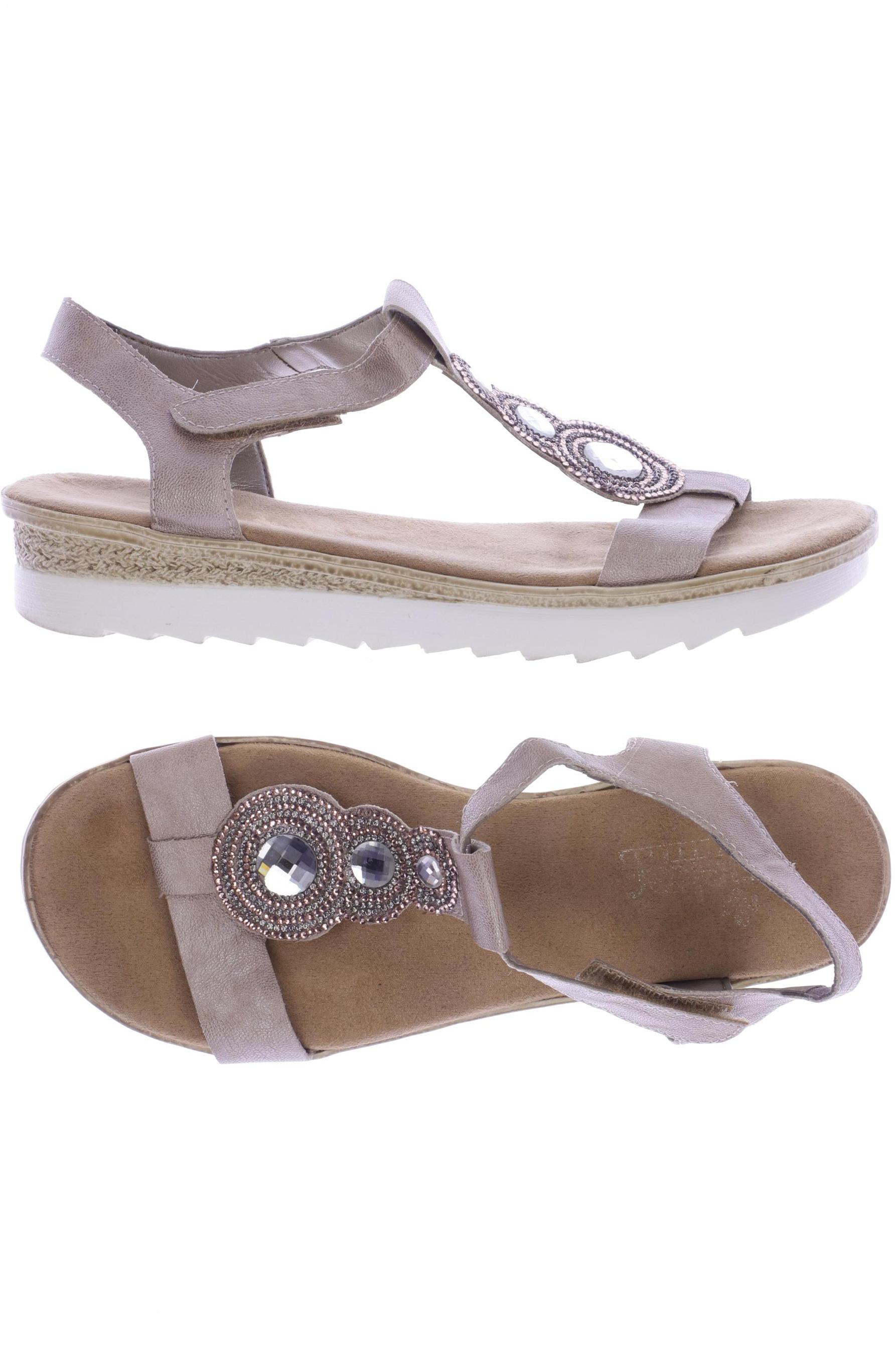 

Rieker Damen Sandale, beige, Gr. 38