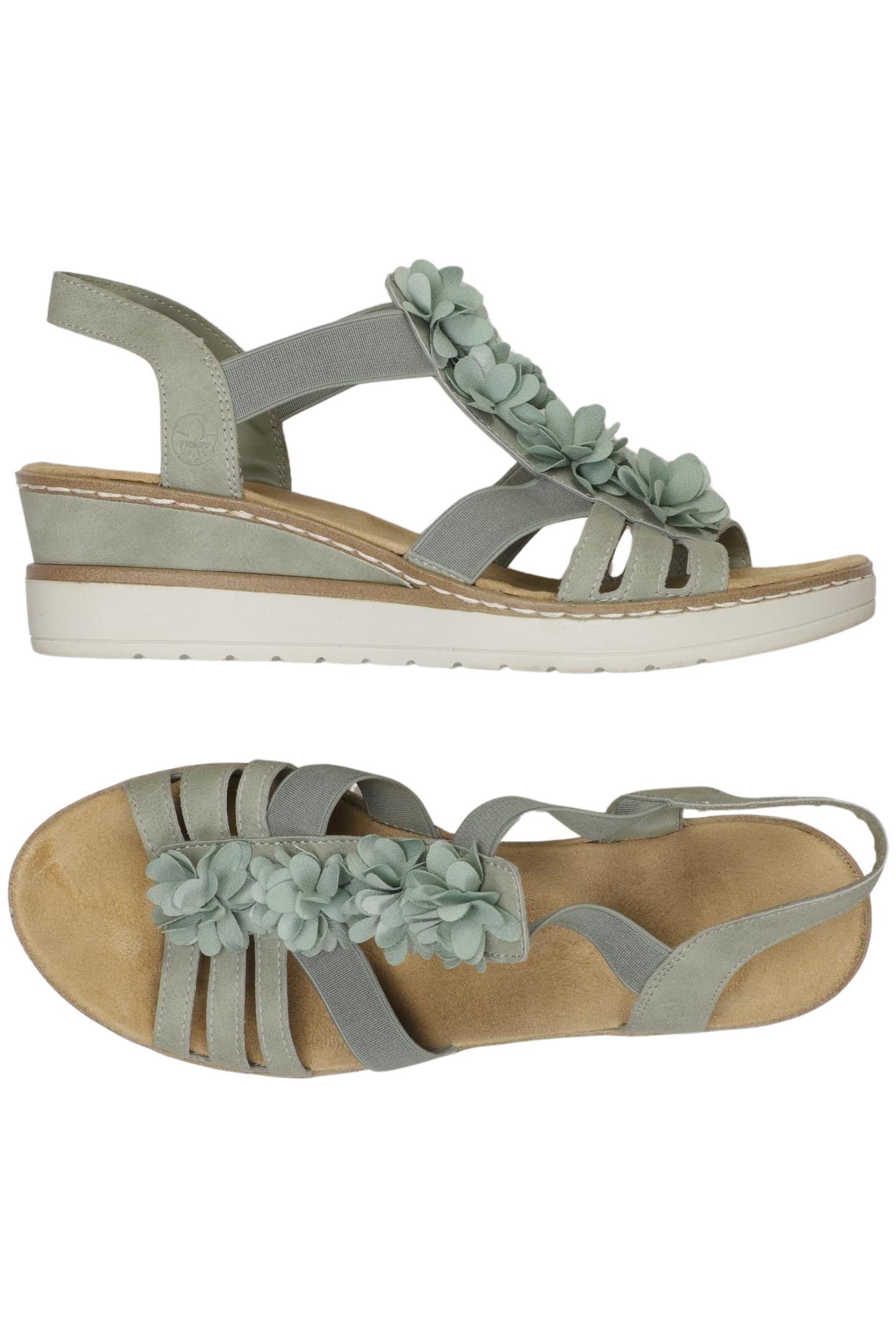 

Rieker Damen Sandale, grün, Gr. 39