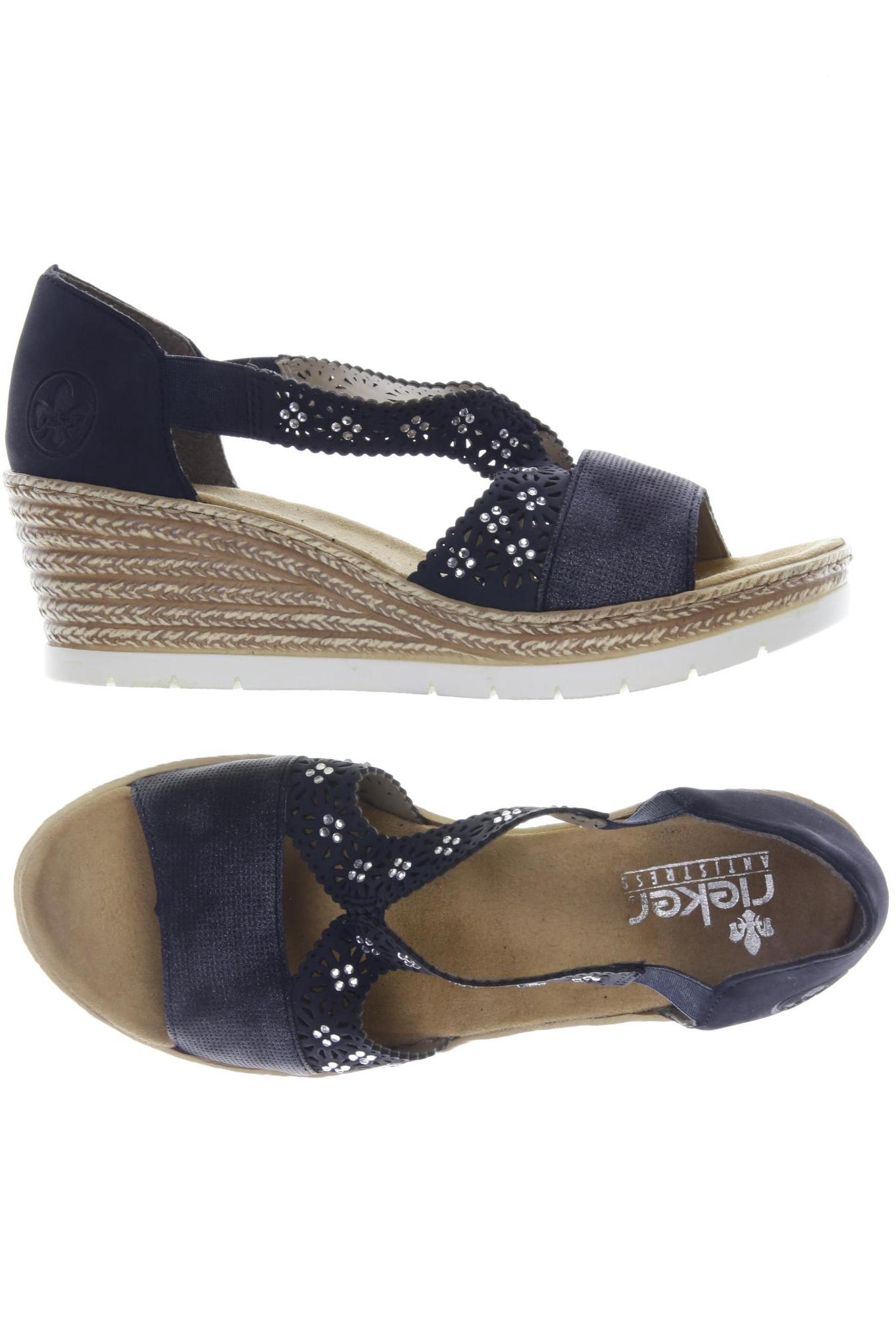 

Rieker Damen Sandale, marineblau, Gr. 36