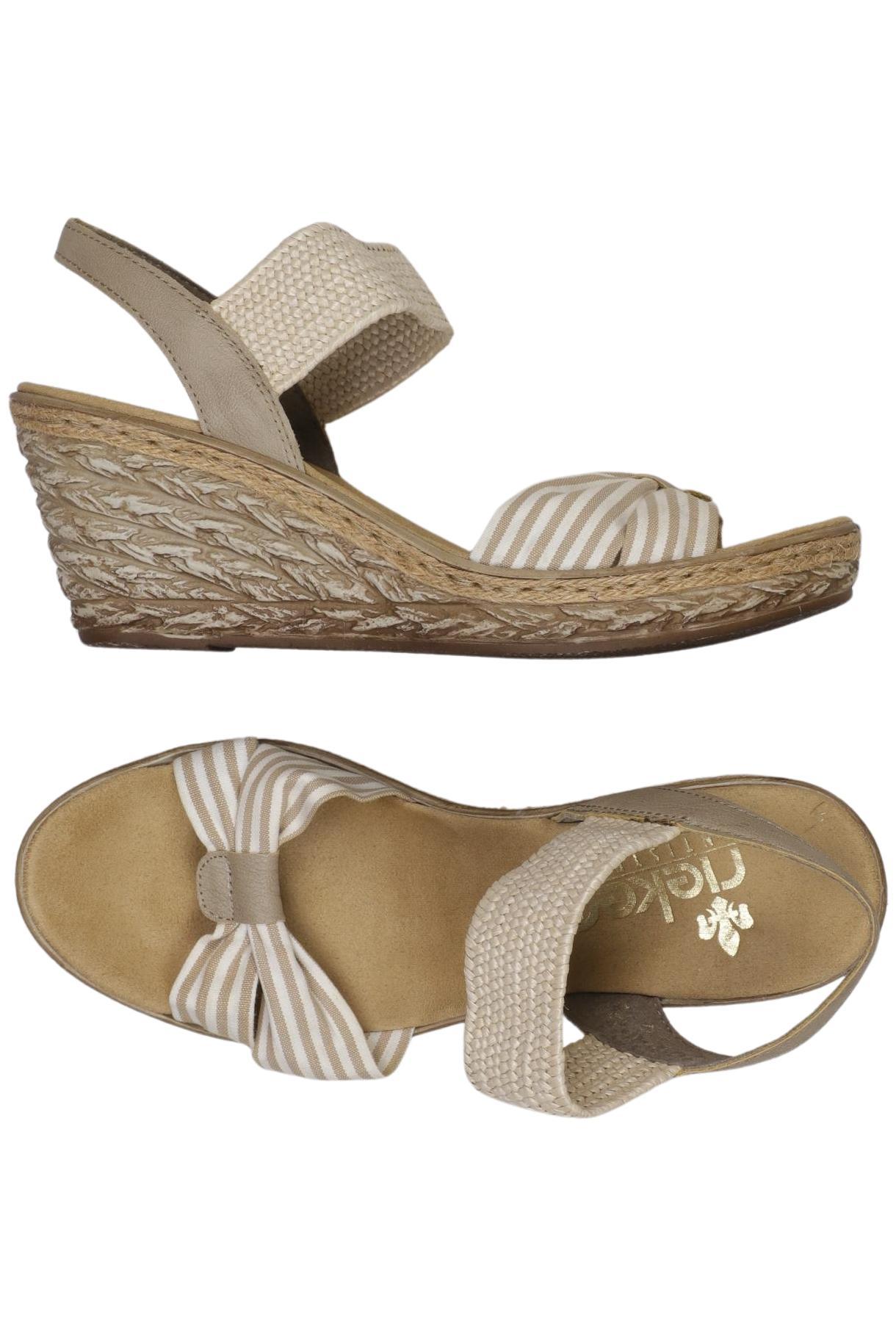

Rieker Damen Sandale, beige, Gr. 38