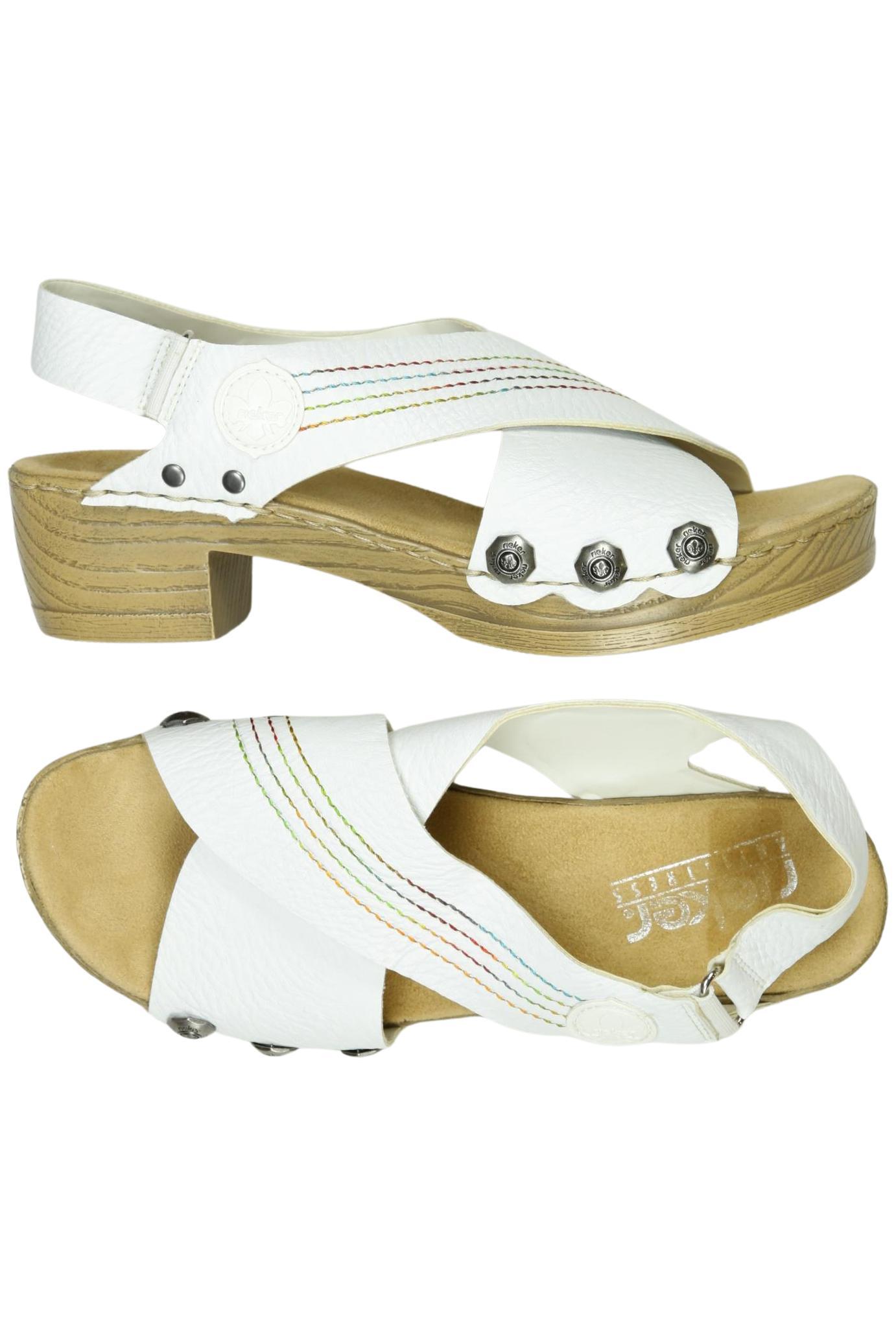 

Rieker Damen Sandale, weiß, Gr. 39