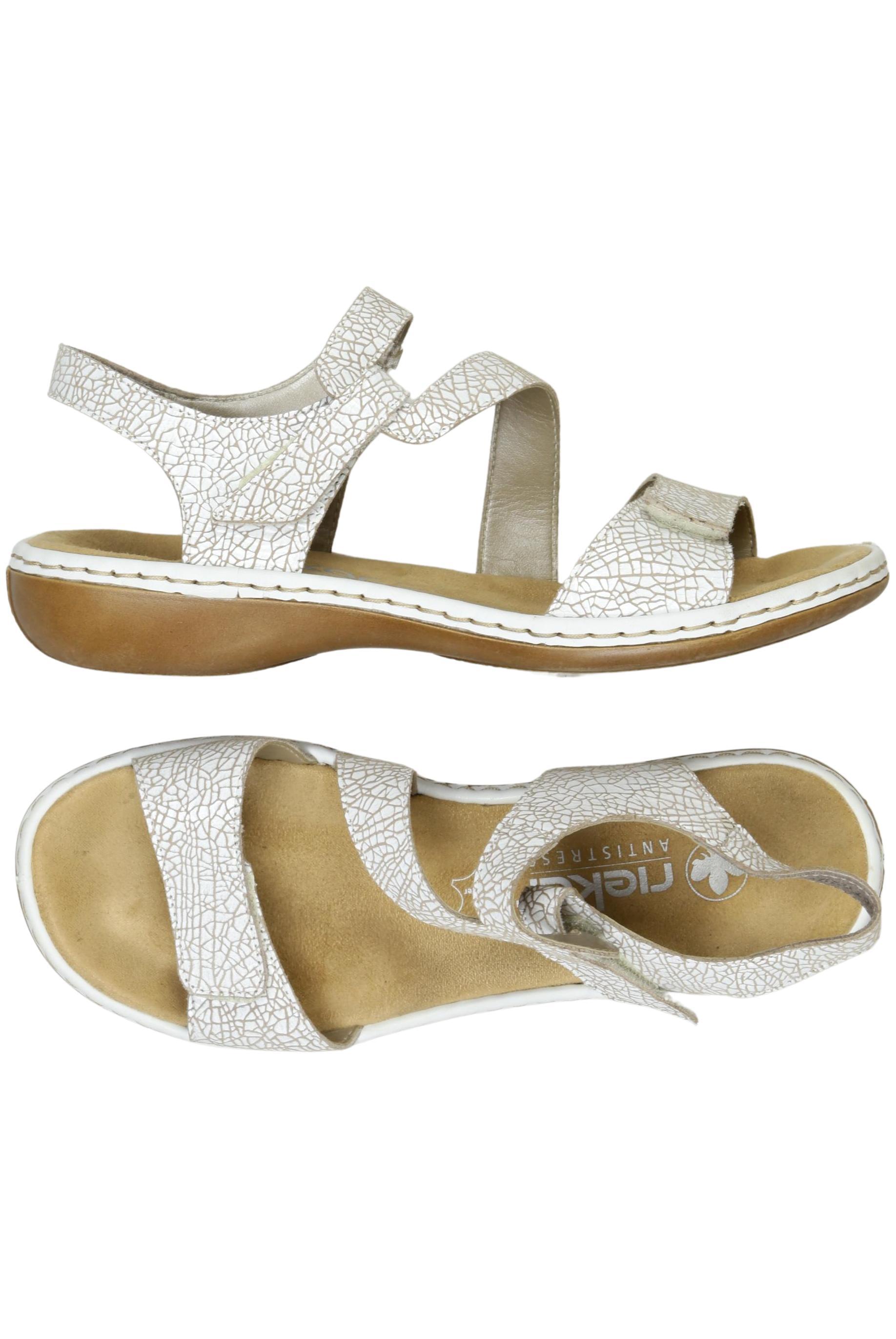 

Rieker Damen Sandale, weiß, Gr. 39