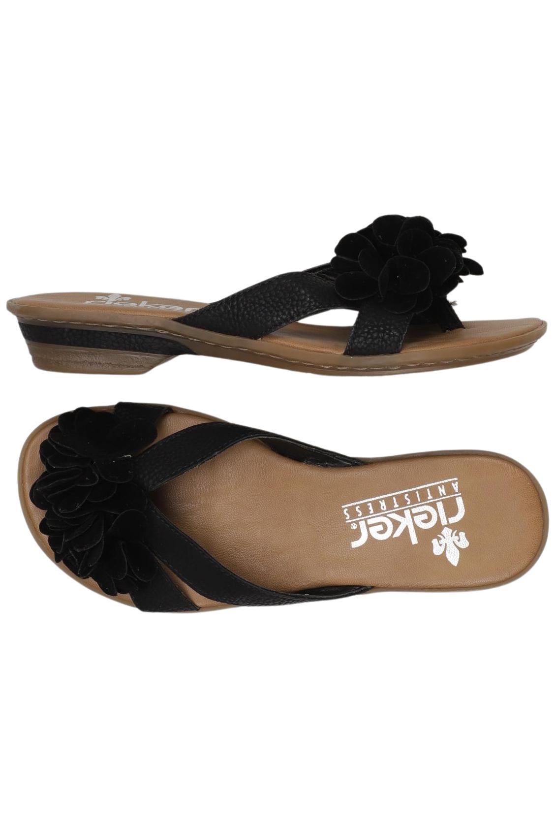 

Rieker Damen Sandale, schwarz, Gr. 36