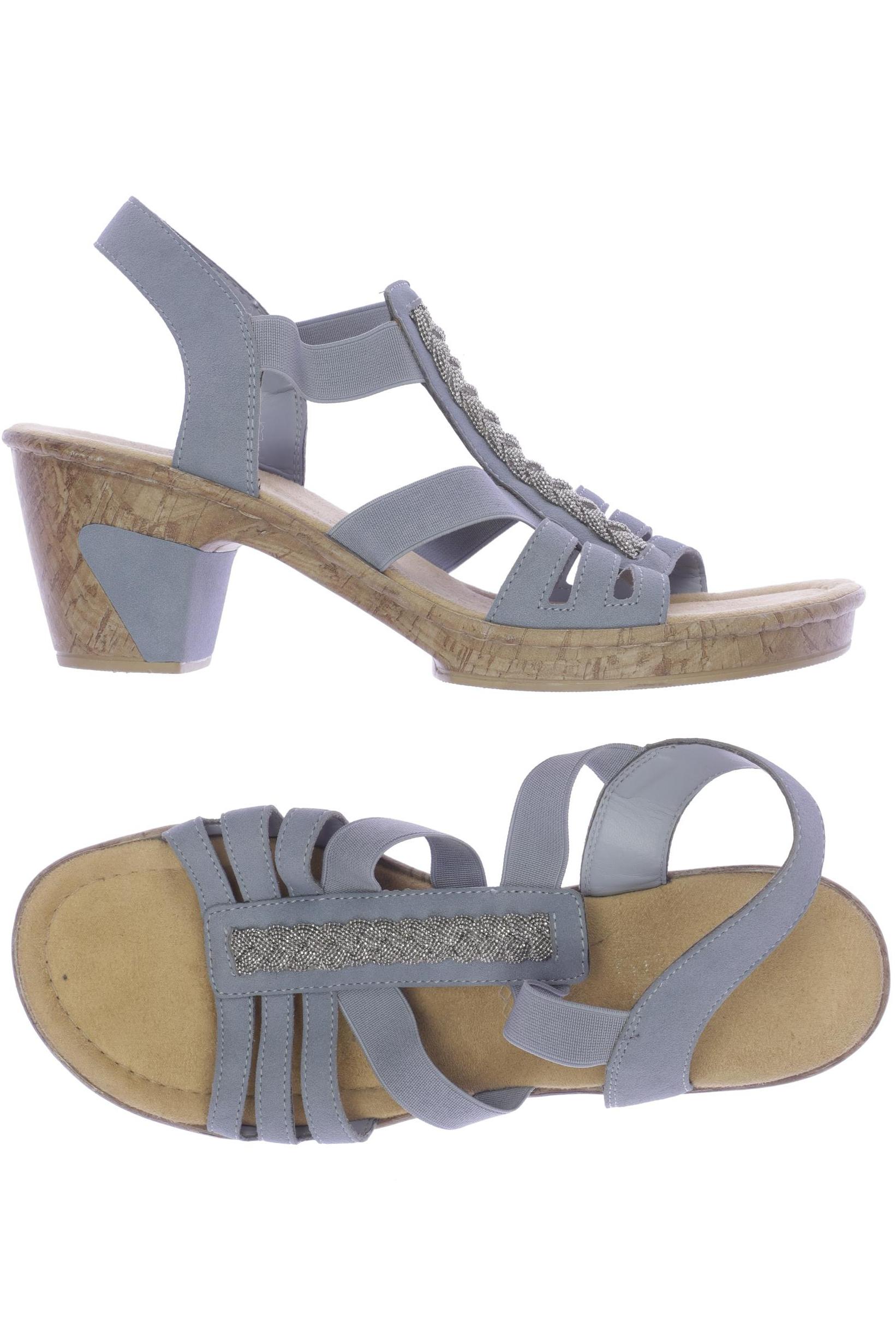 

Rieker Damen Sandale, blau, Gr. 42