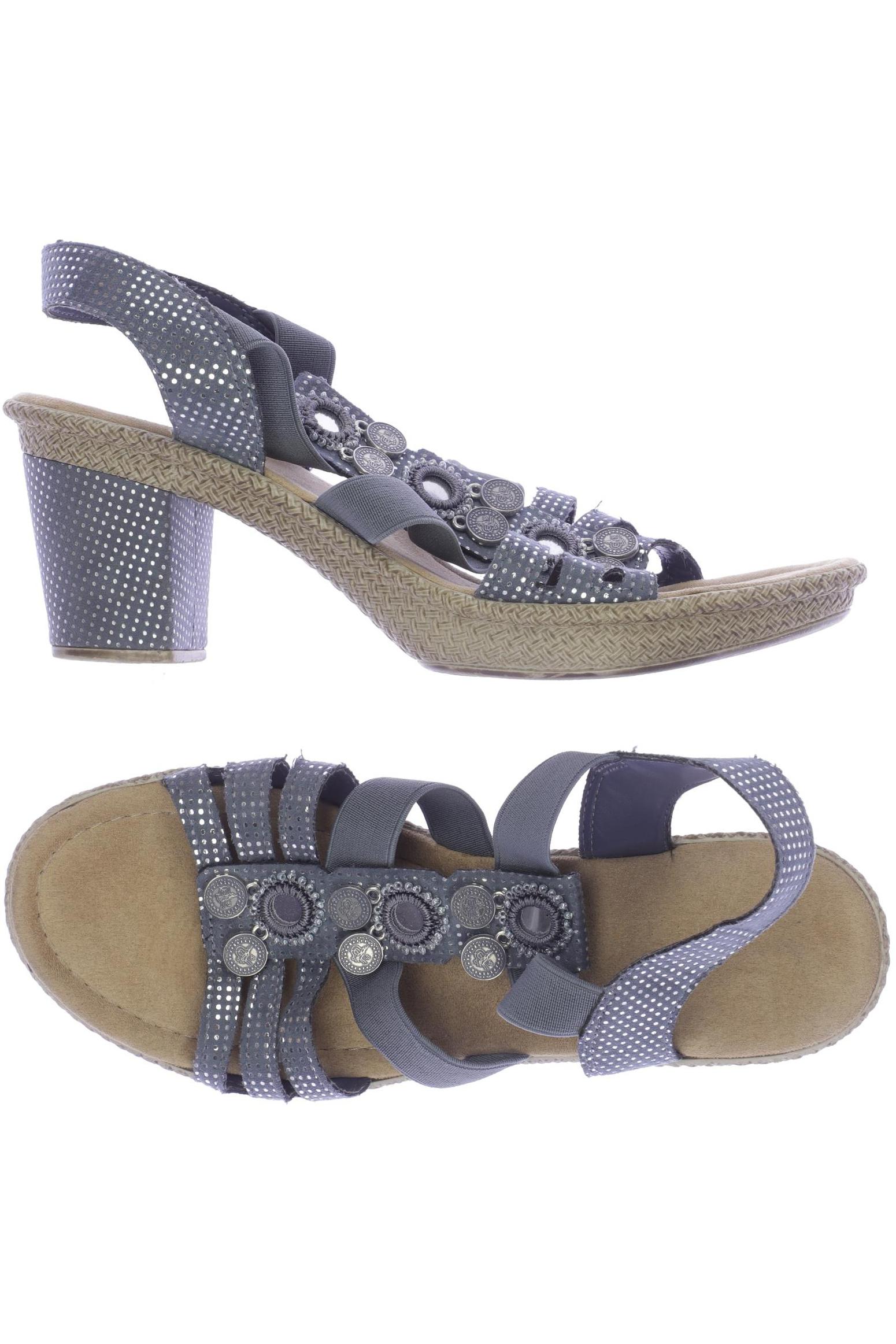 

Rieker Damen Sandale, blau, Gr. 40