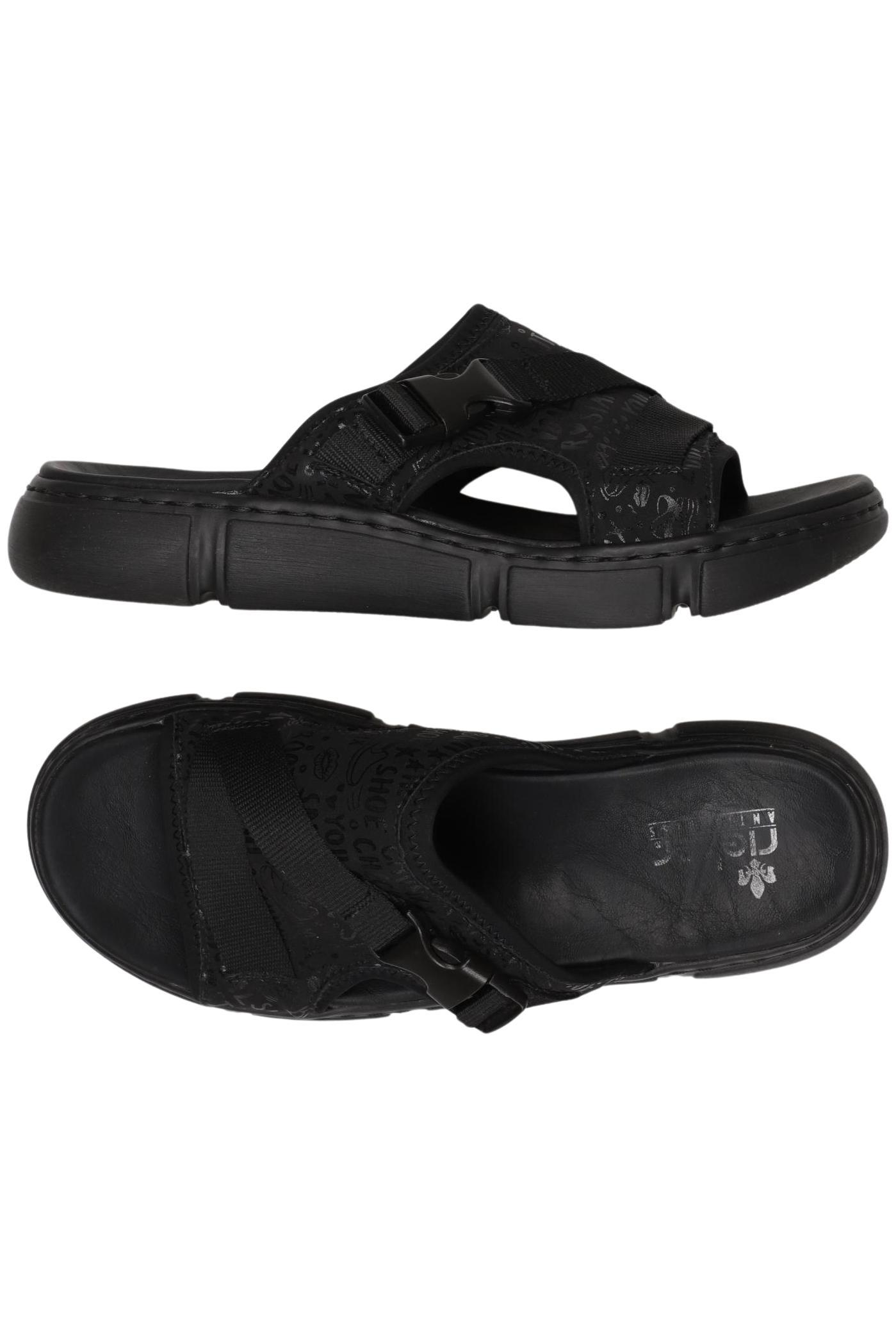 

Rieker Damen Sandale, schwarz, Gr. 40