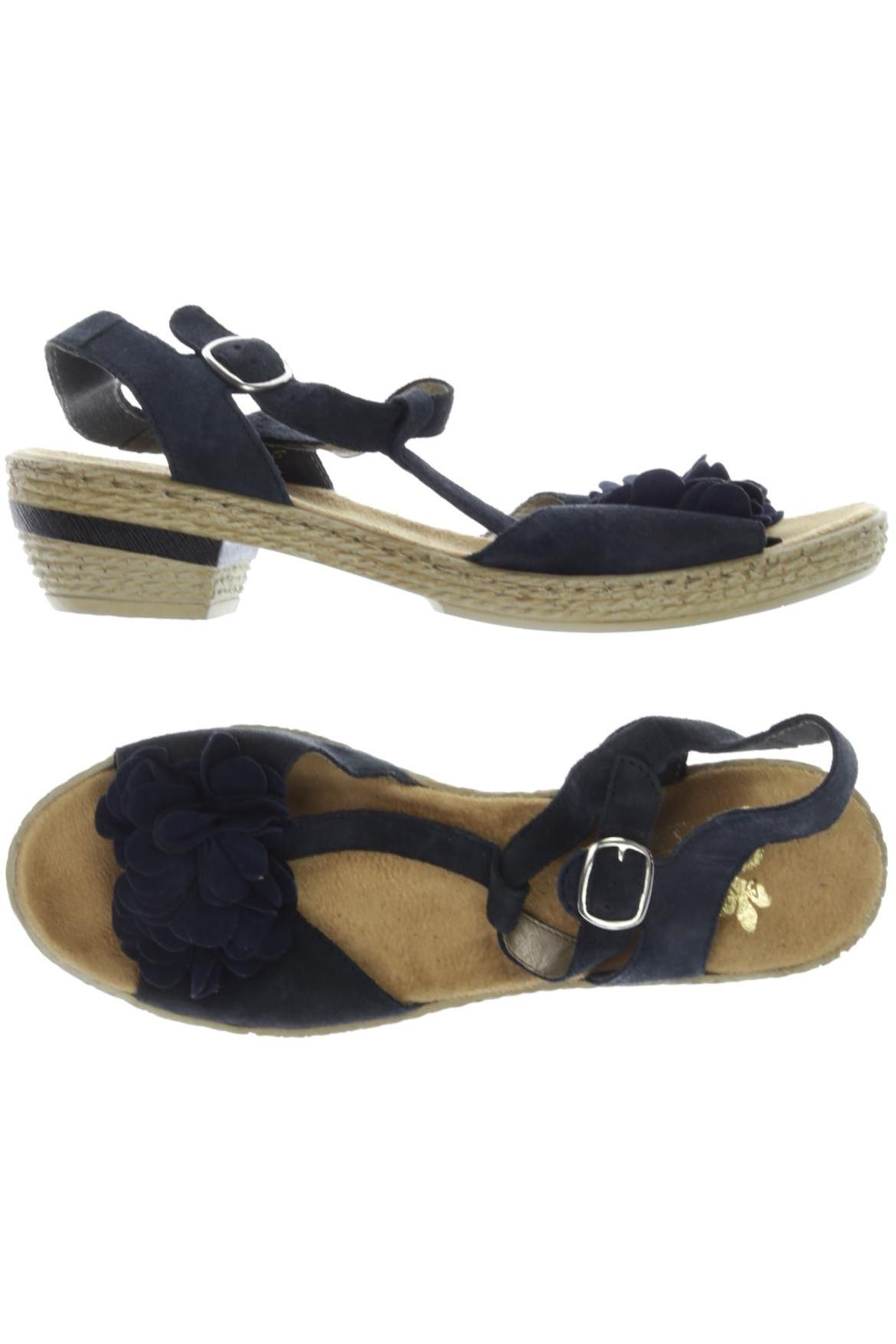 

Rieker Damen Sandale, marineblau, Gr. 40