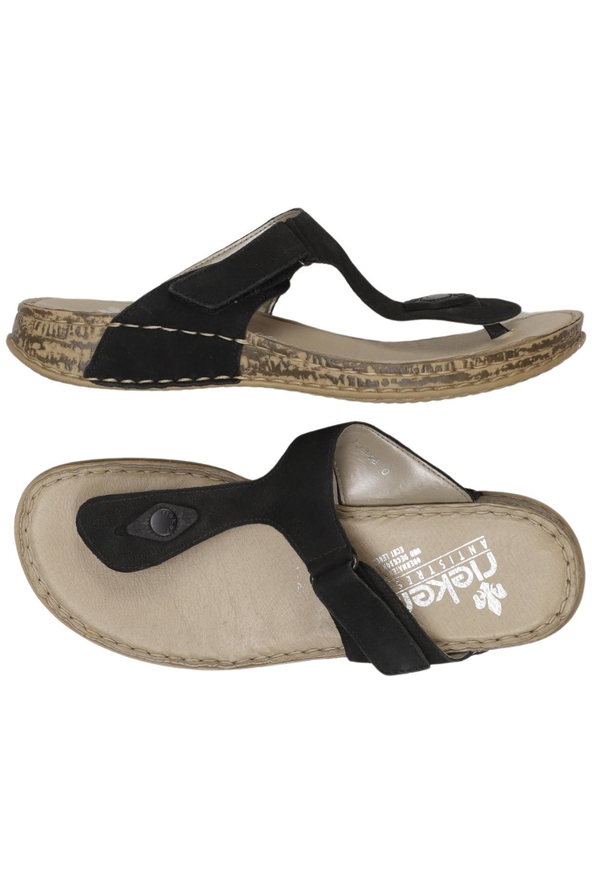

Rieker Damen Sandale, schwarz, Gr. 39