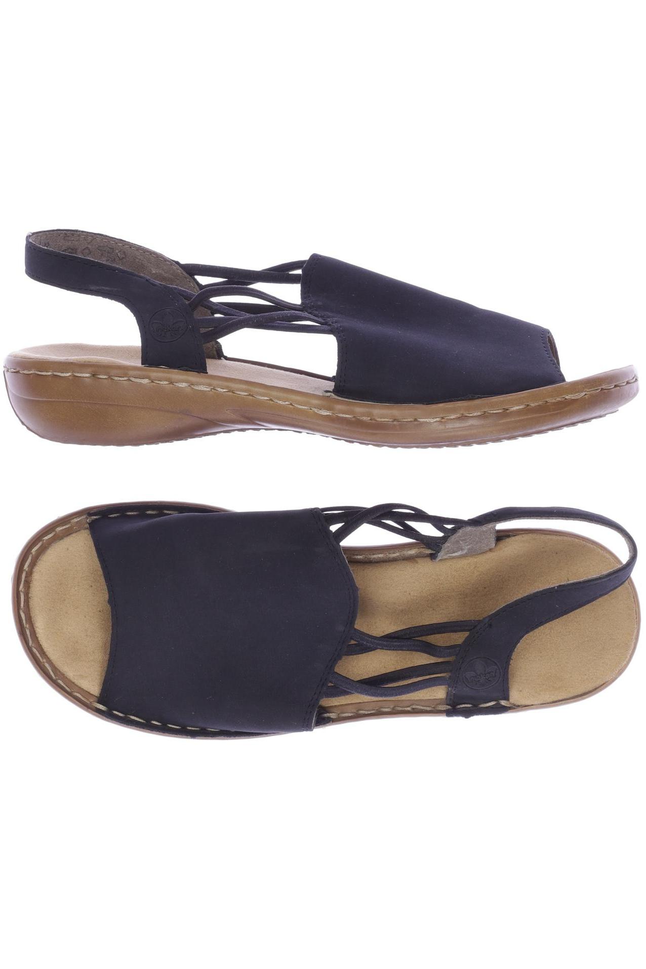

Rieker Damen Sandale, schwarz, Gr. 37