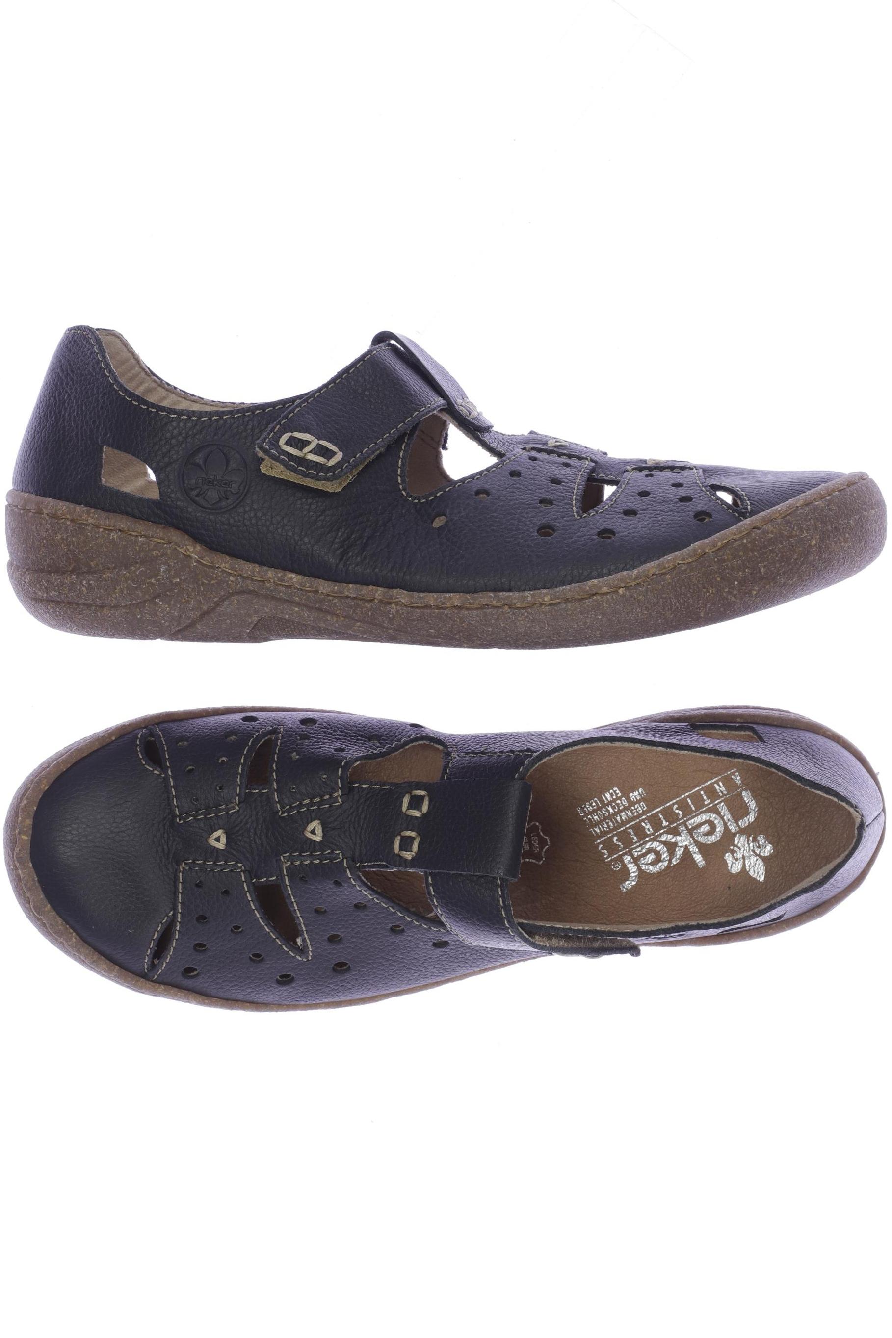 

Rieker Damen Sandale, marineblau, Gr. 41