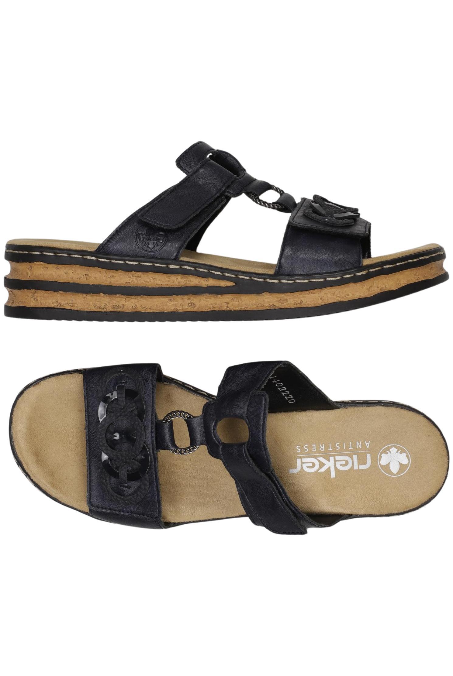 

Rieker Damen Sandale, schwarz, Gr. 39