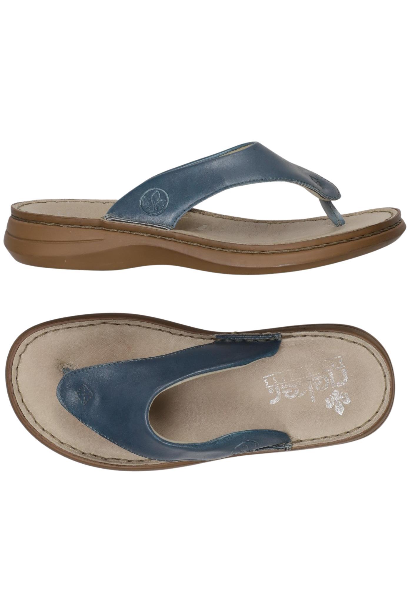

Rieker Damen Sandale, blau, Gr. 37