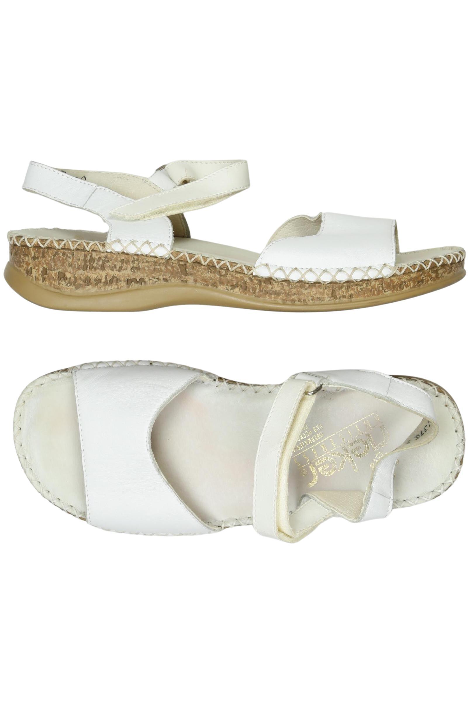 

Rieker Damen Sandale, weiß, Gr. 37