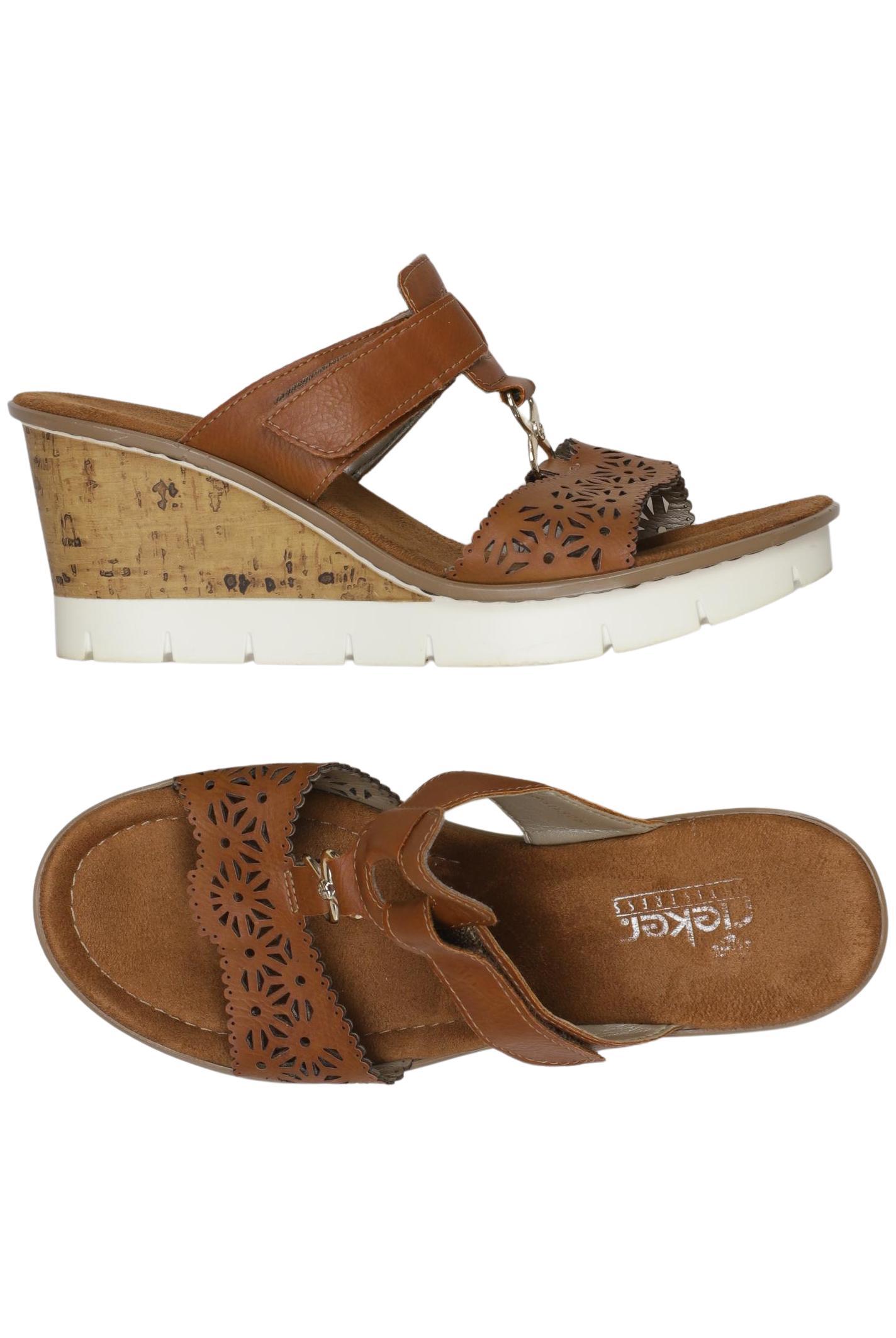 

Rieker Damen Sandale, braun, Gr. 40