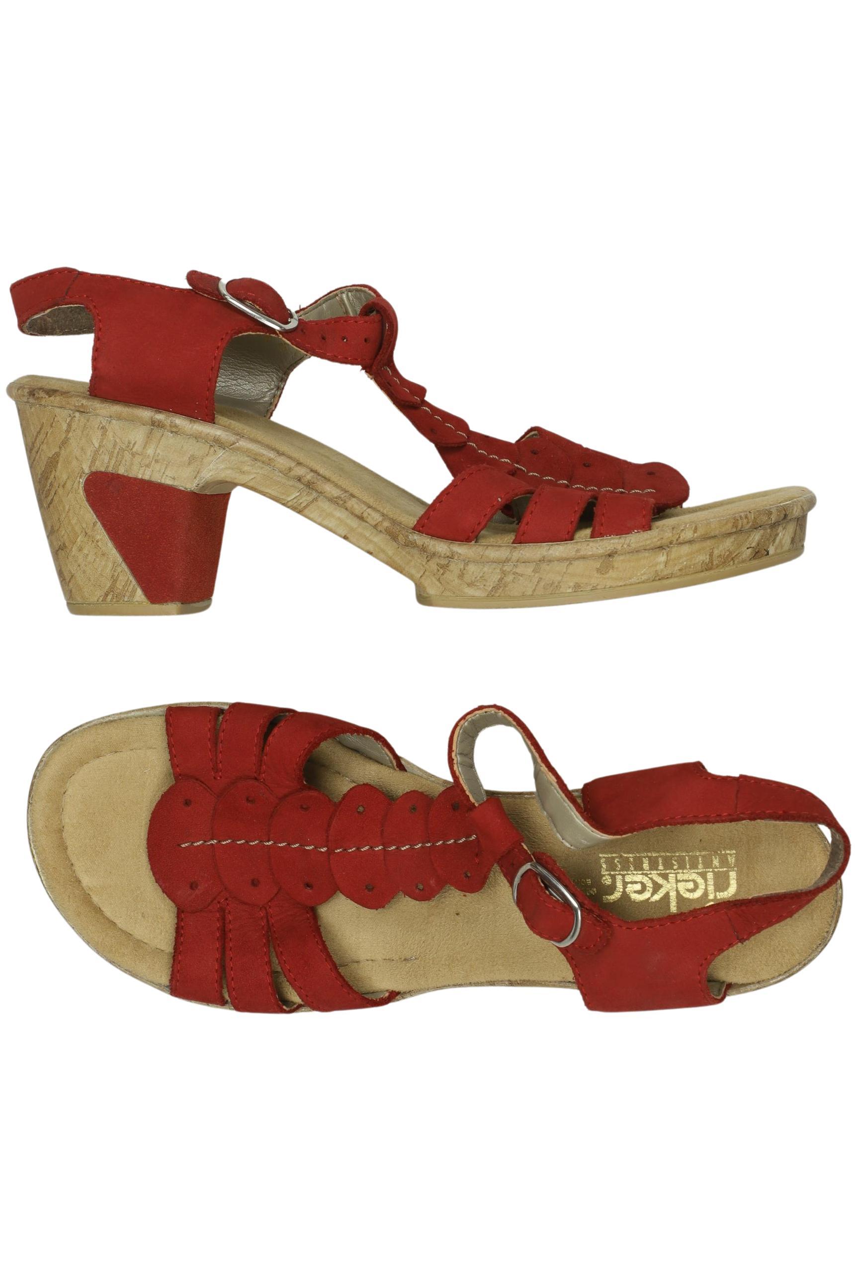 

Rieker Damen Sandale, rot, Gr. 39