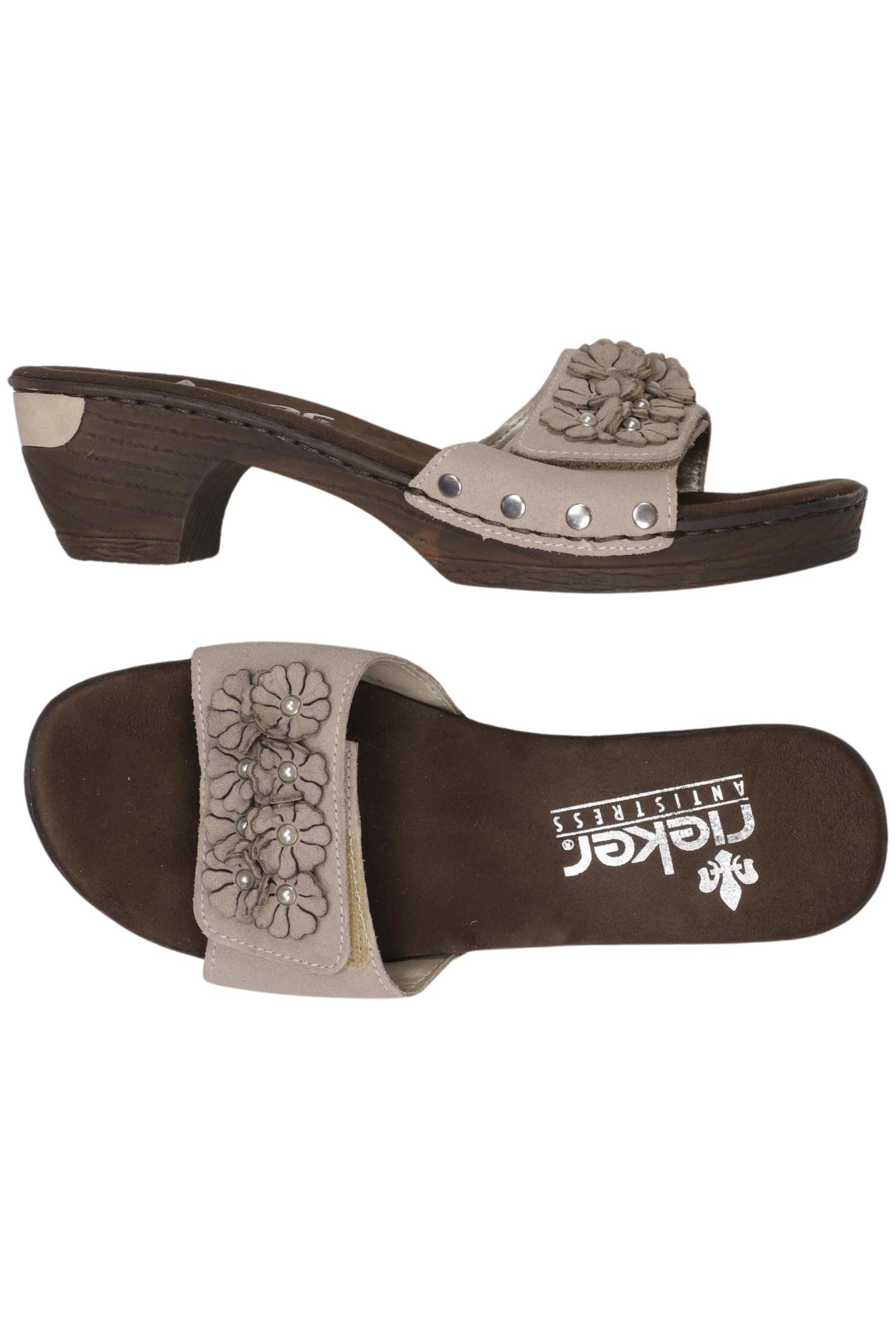 

Rieker Damen Sandale, beige, Gr. 36