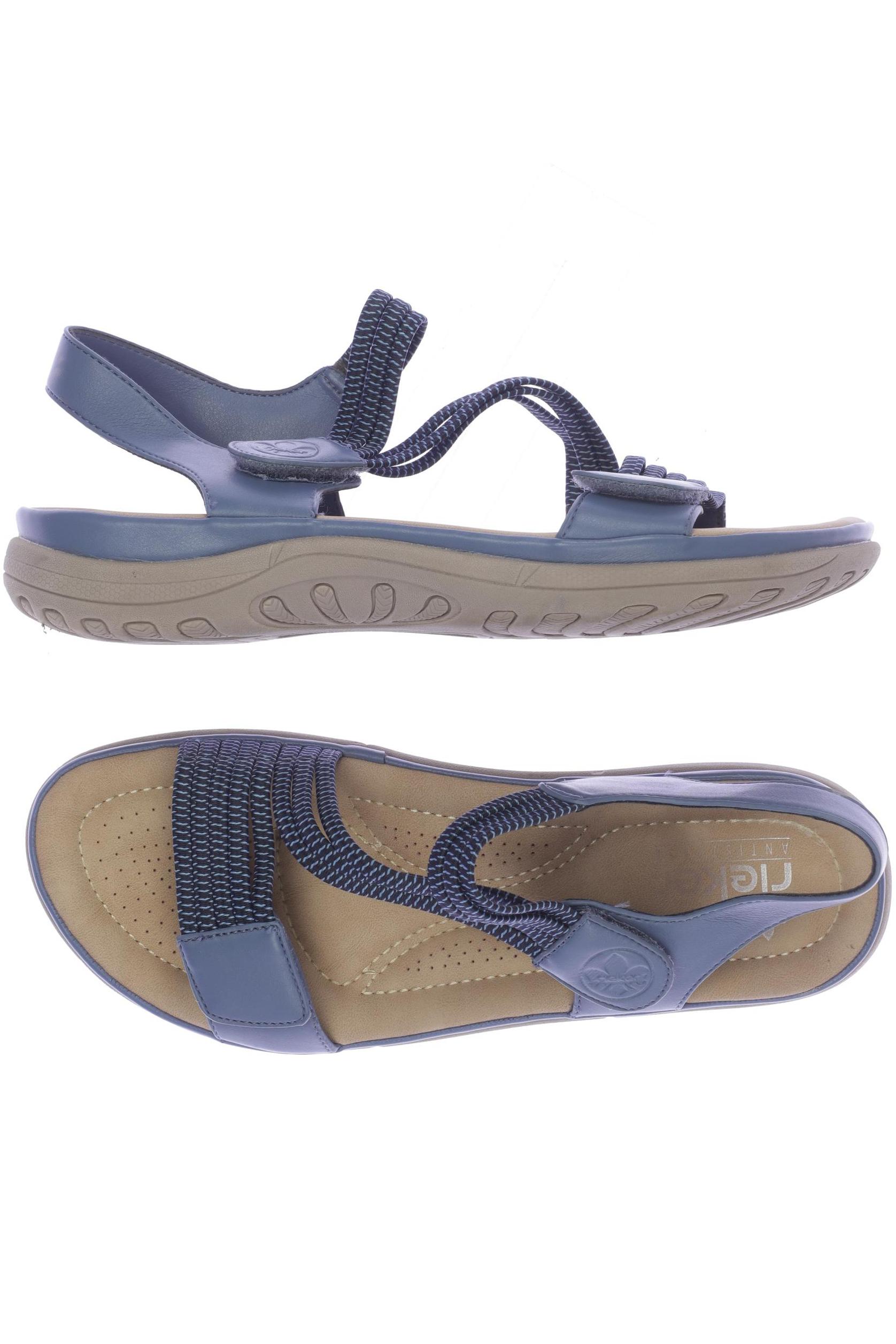 

Rieker Damen Sandale, blau, Gr. 39