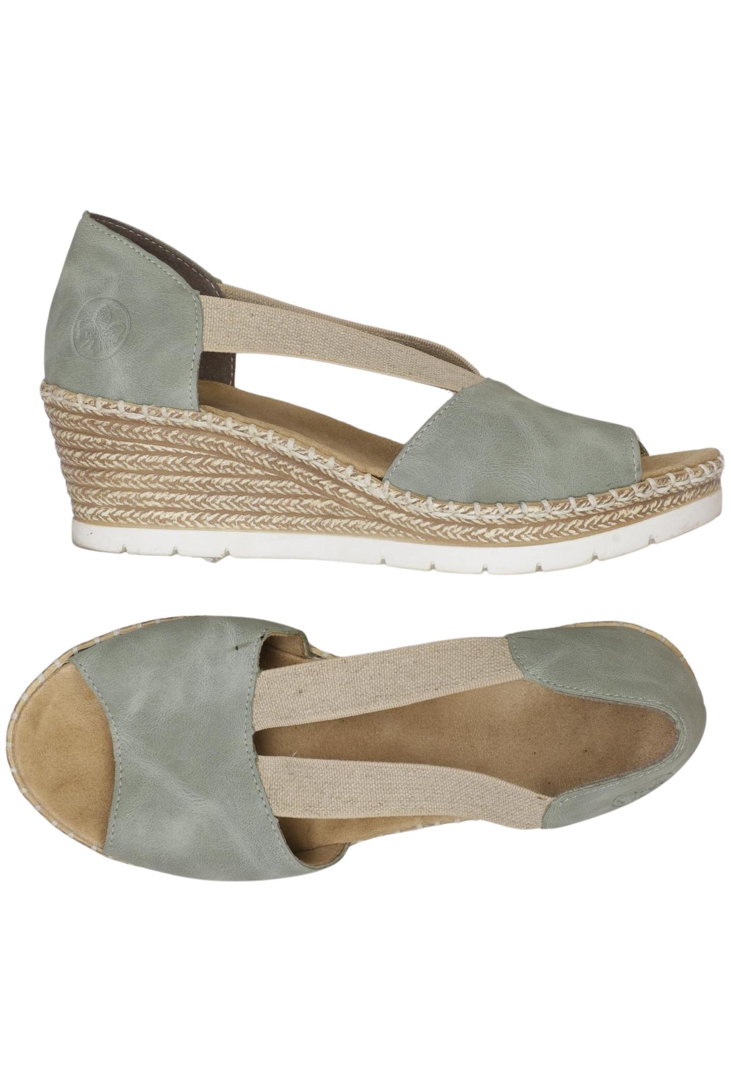 

Rieker Damen Sandale, grün, Gr. 37