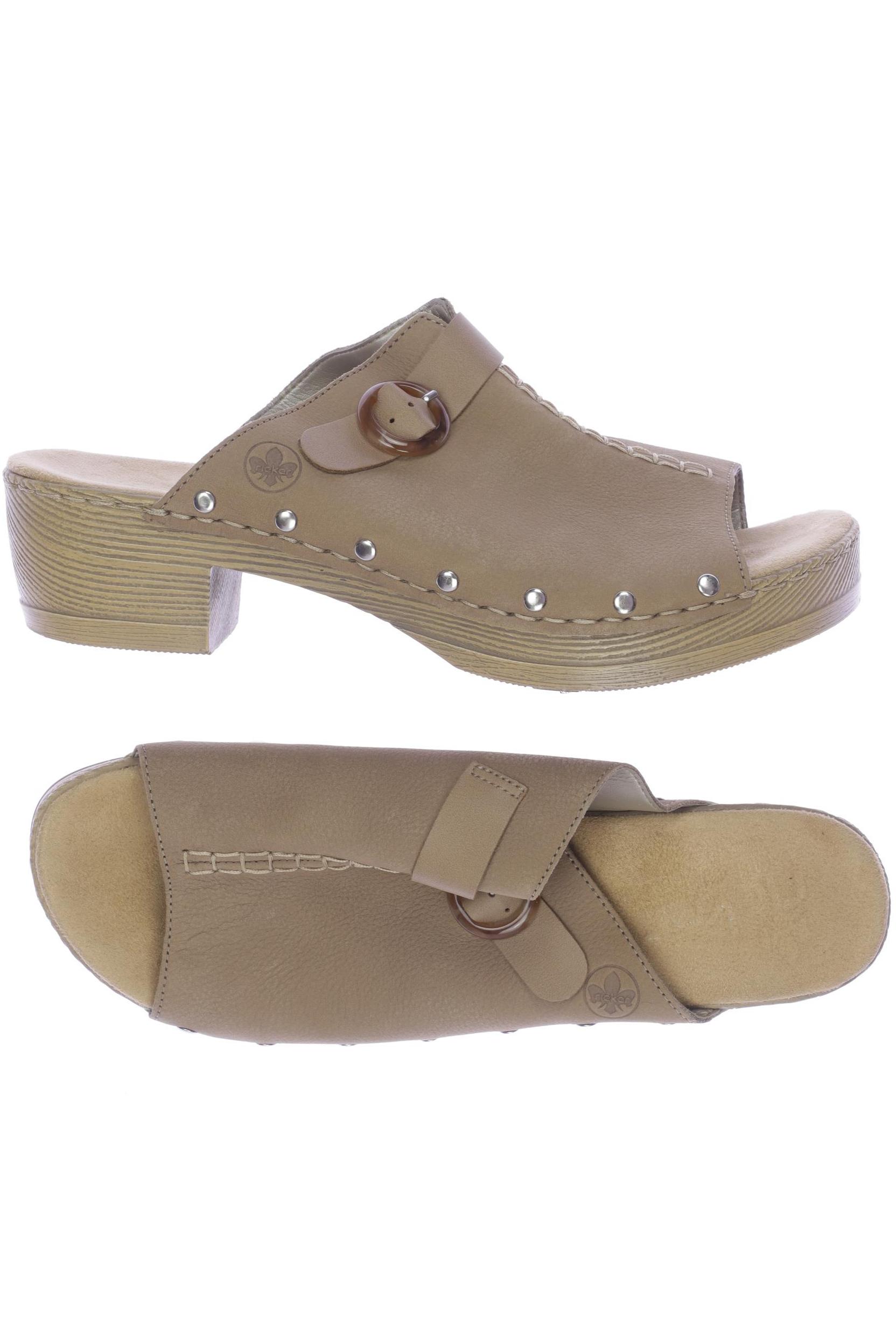 

Rieker Damen Sandale, beige, Gr. 42