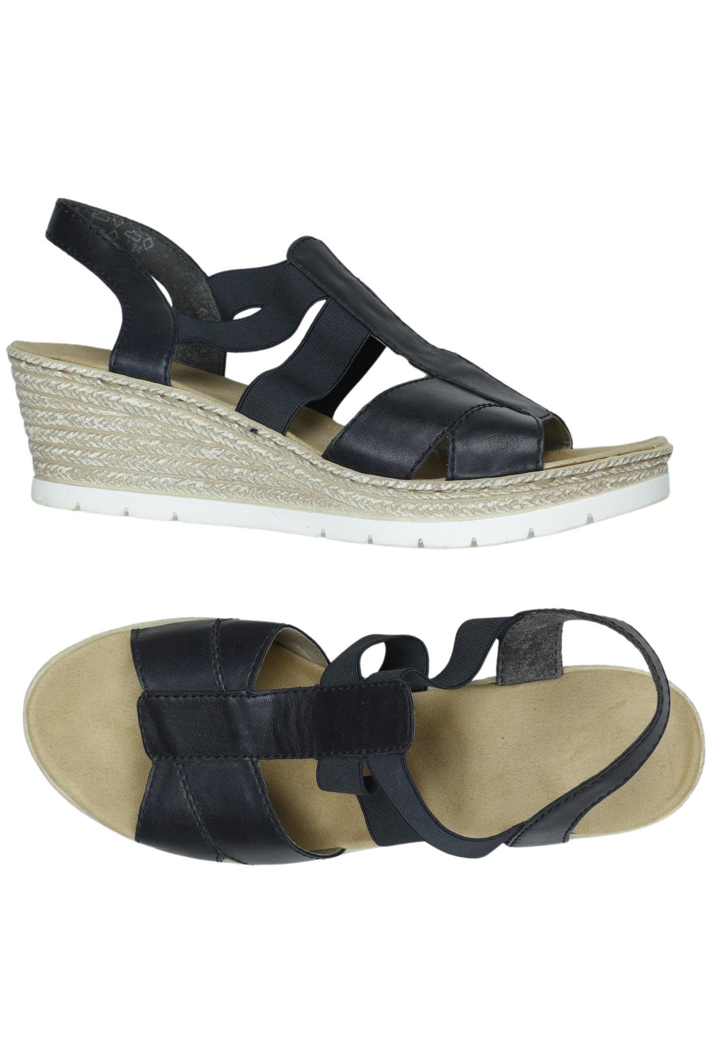 

Rieker Damen Sandale, marineblau, Gr. 39