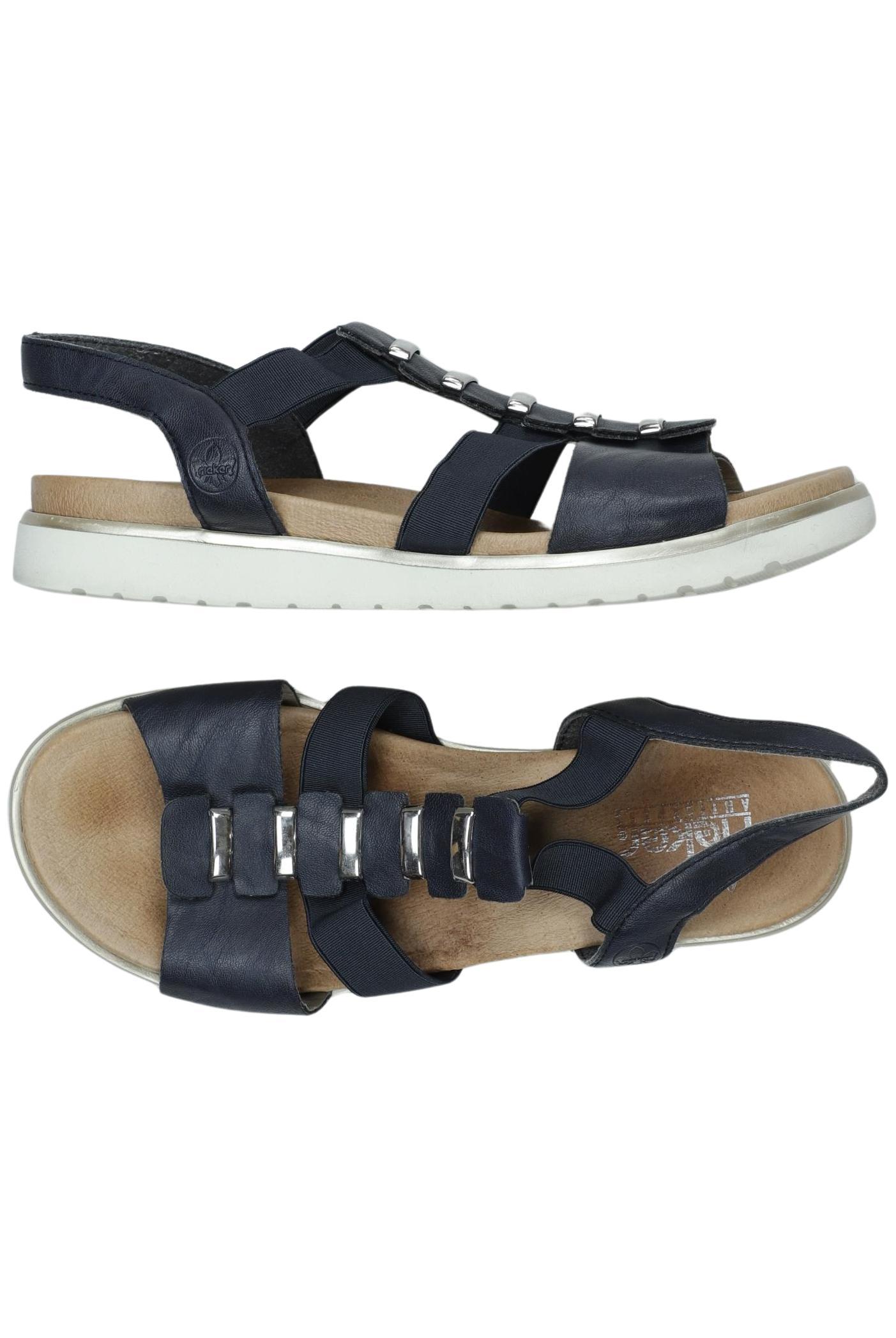 

Rieker Damen Sandale, marineblau, Gr. 38