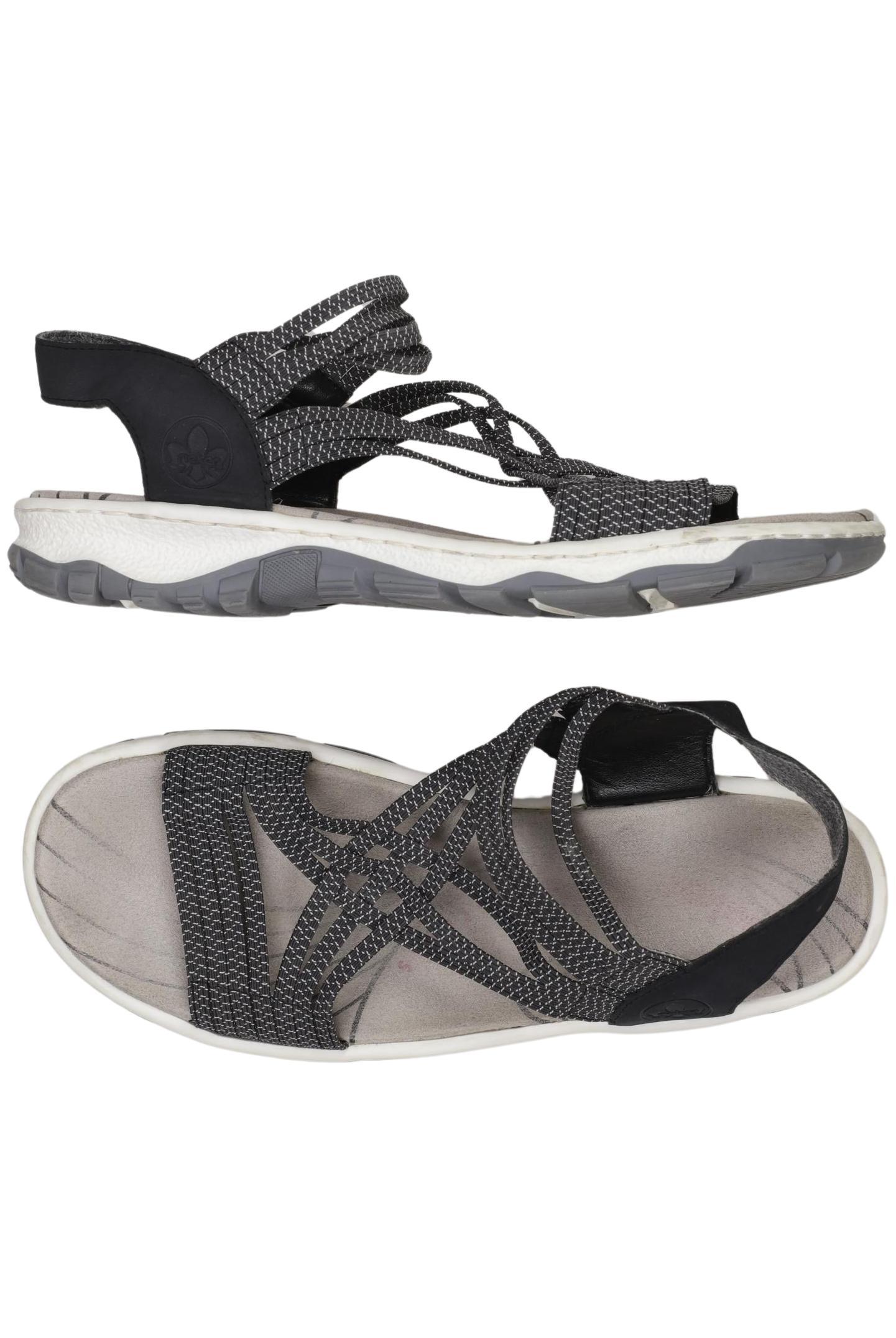 

Rieker Damen Sandale, grau, Gr. 41