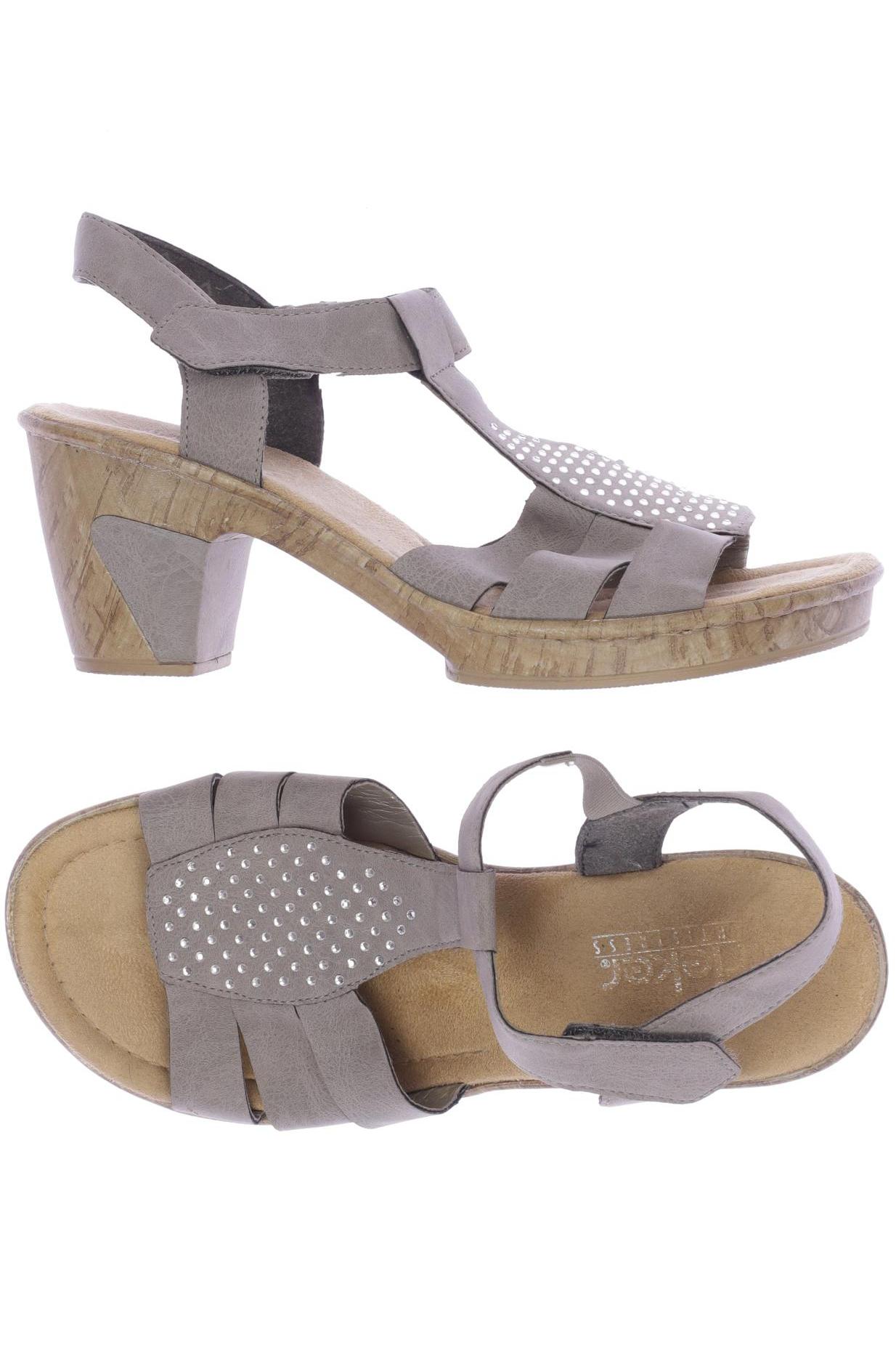 

Rieker Damen Sandale, grau, Gr. 37