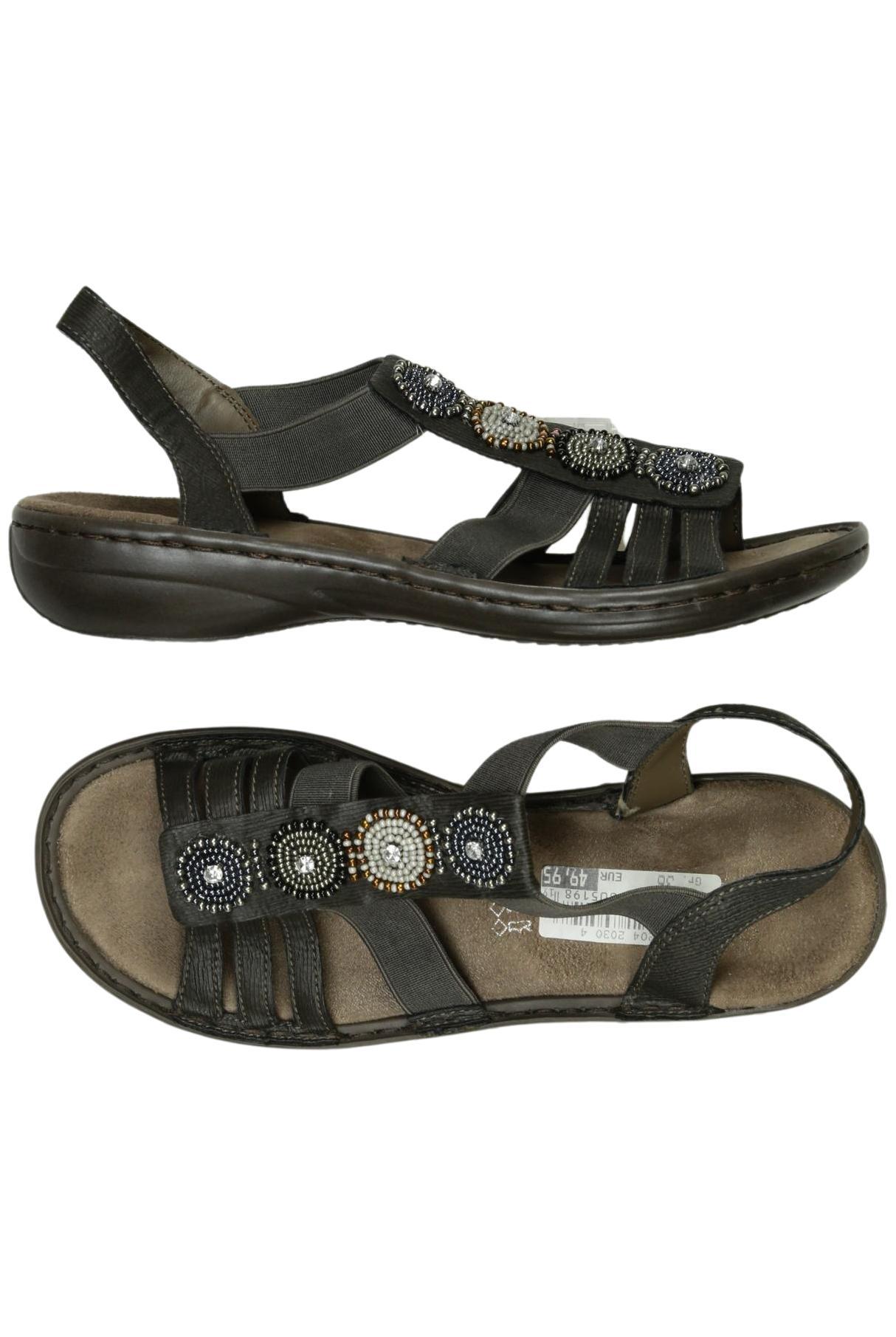 

Rieker Damen Sandale, grau, Gr. 36