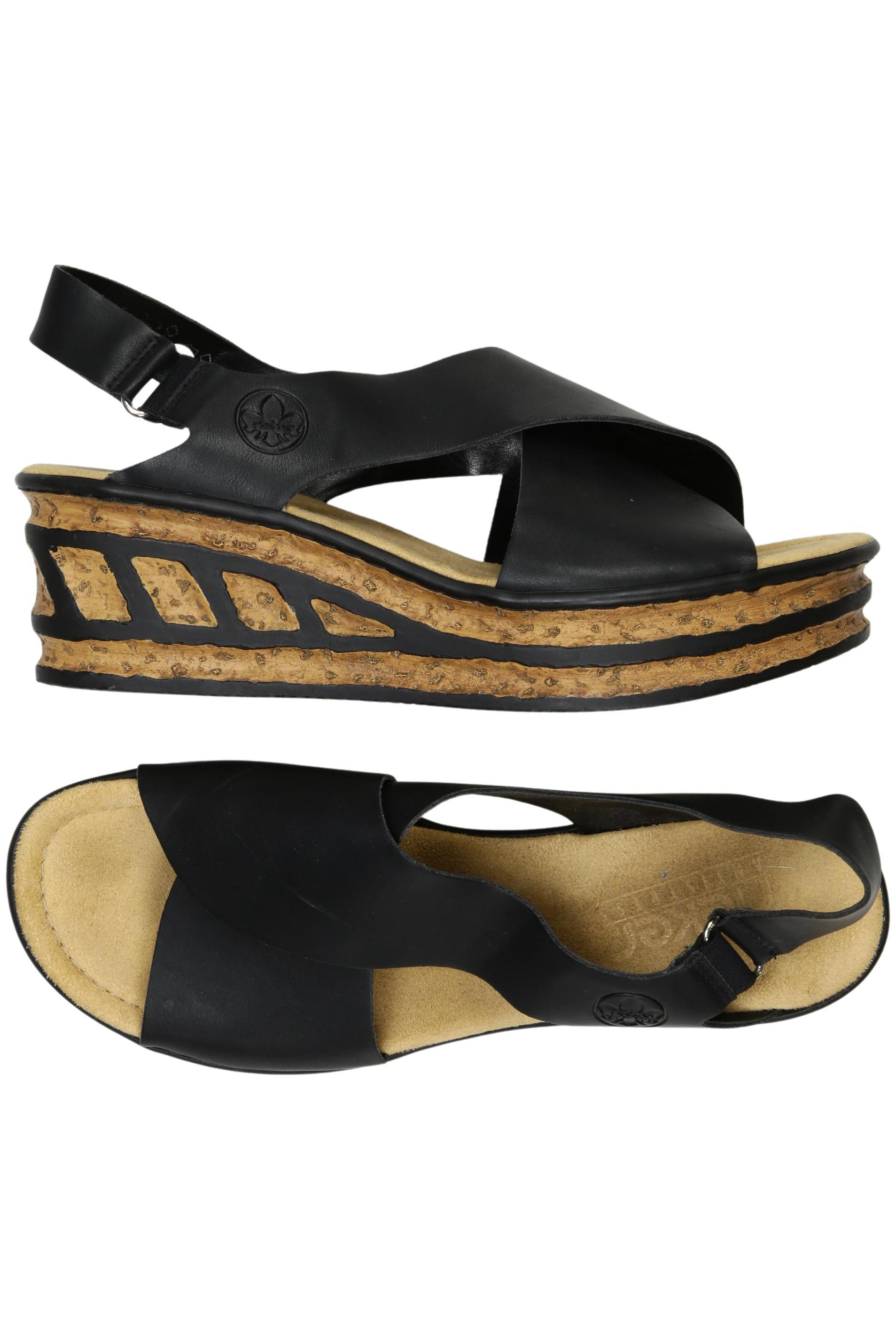 

Rieker Damen Sandale, schwarz, Gr. 42