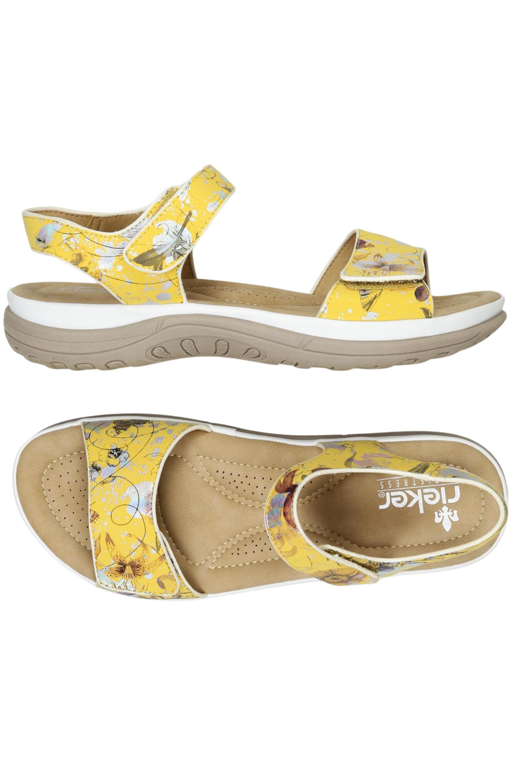 

Rieker Damen Sandale, gelb, Gr. 39