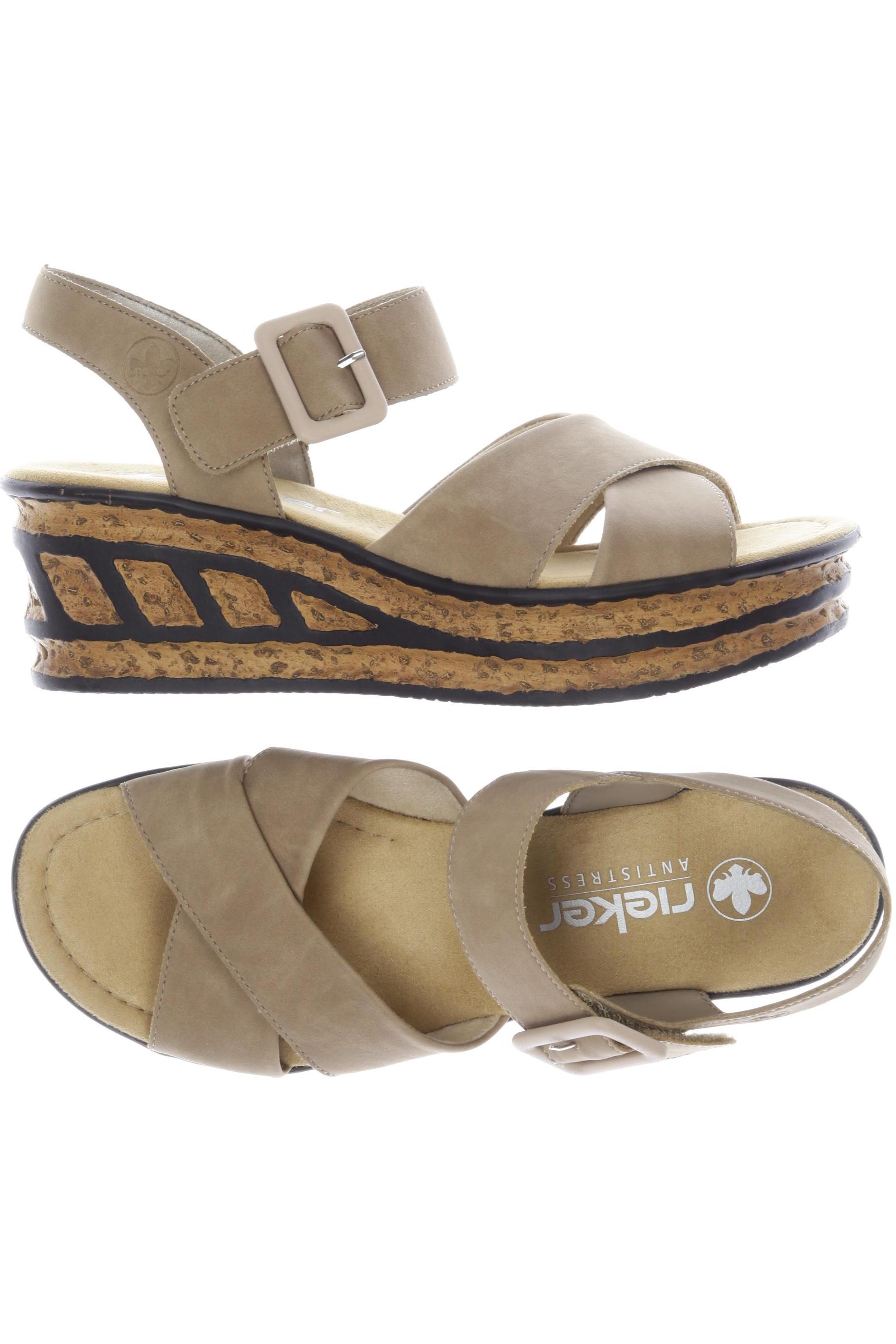 

Rieker Damen Sandale, beige, Gr. 40