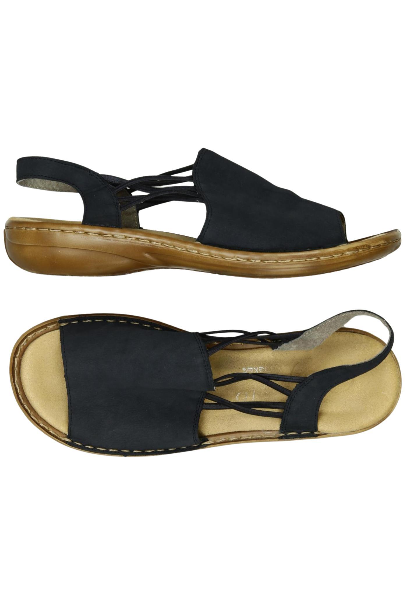 

Rieker Damen Sandale, marineblau, Gr. 40