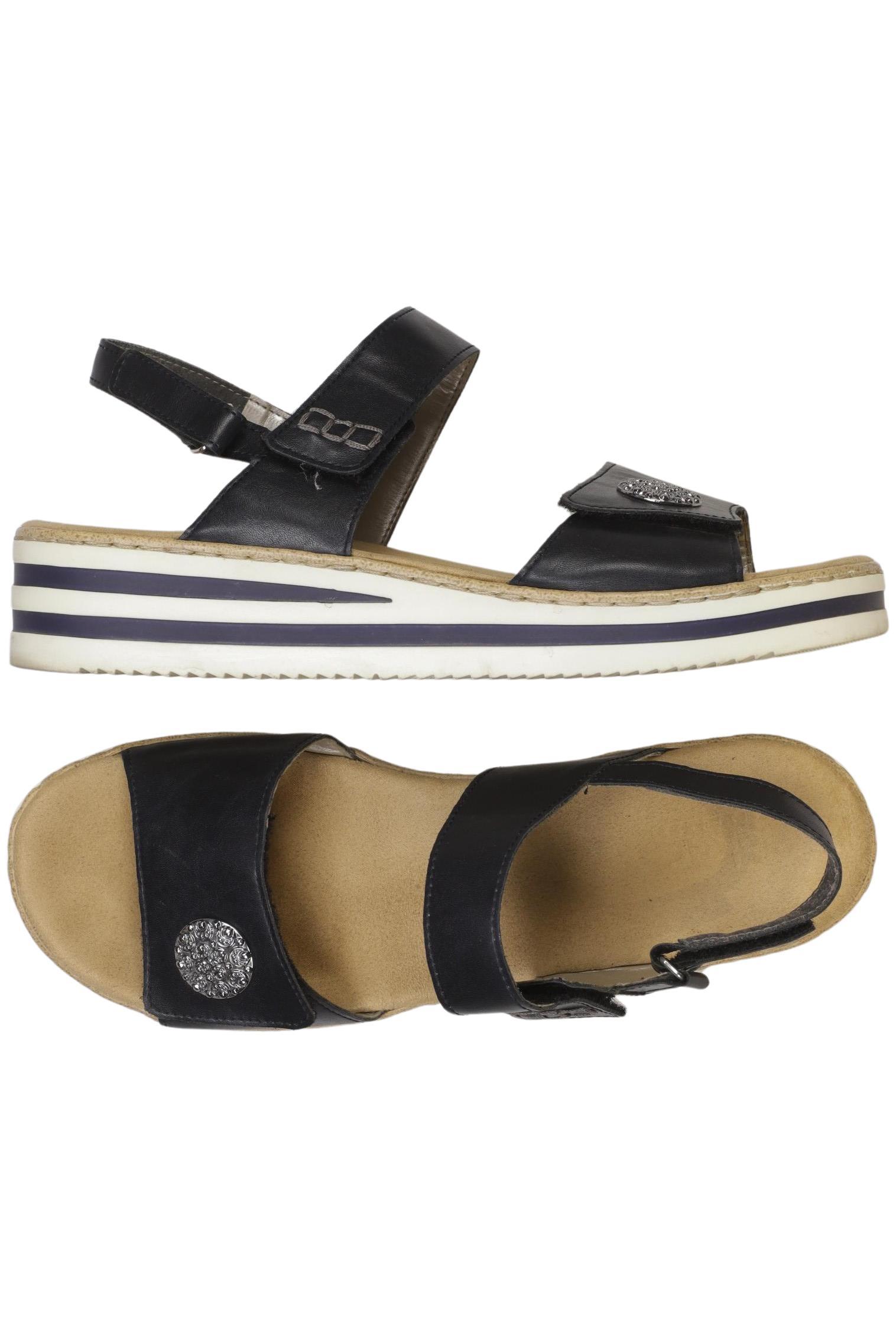 

Rieker Damen Sandale, schwarz, Gr. 41