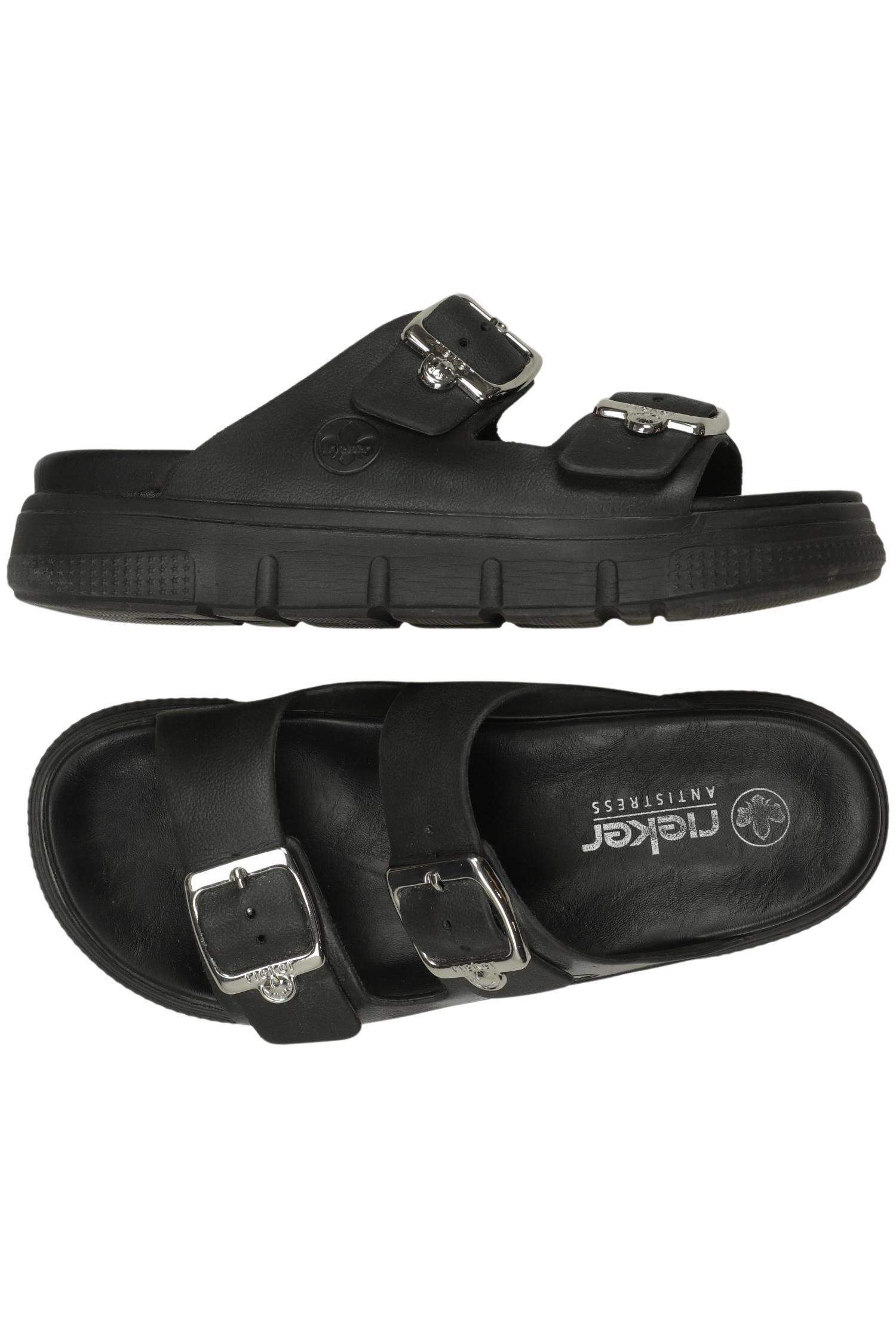 

Rieker Damen Sandale, schwarz, Gr. 40