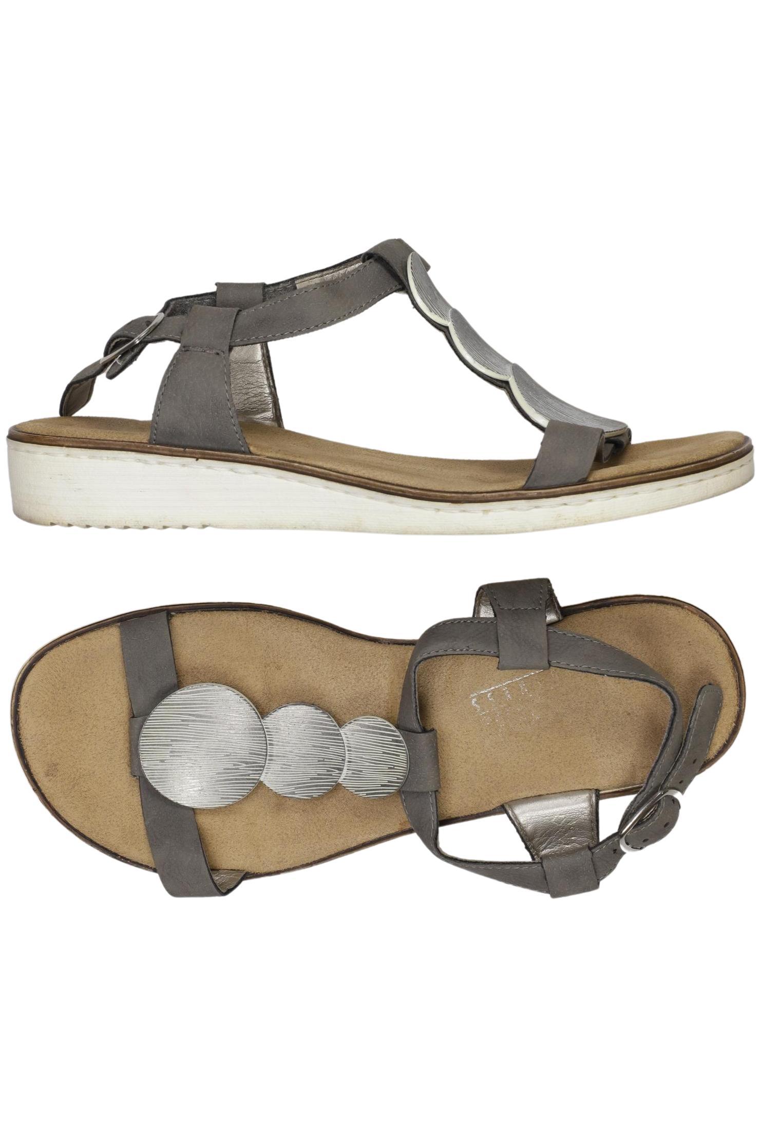 

Rieker Damen Sandale, grau, Gr. 37