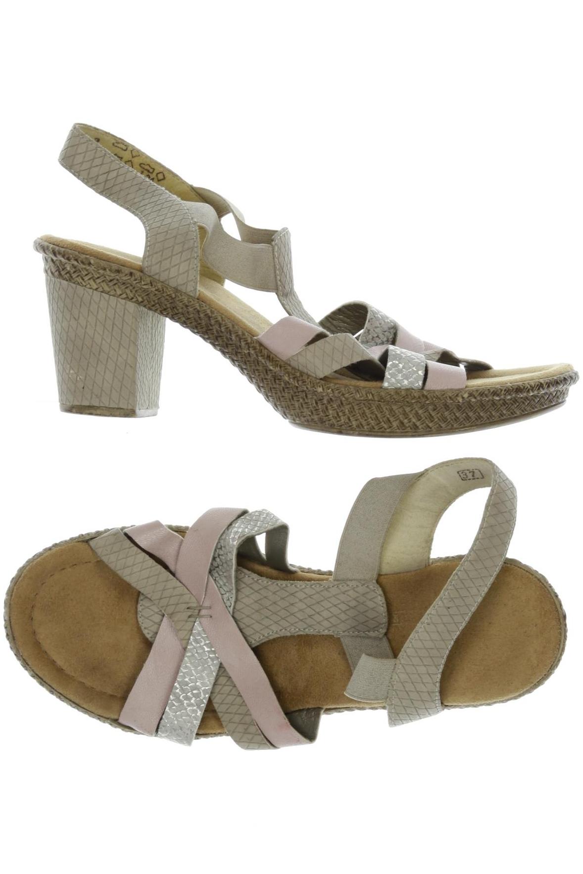 

Rieker Damen Sandale, beige, Gr. 37