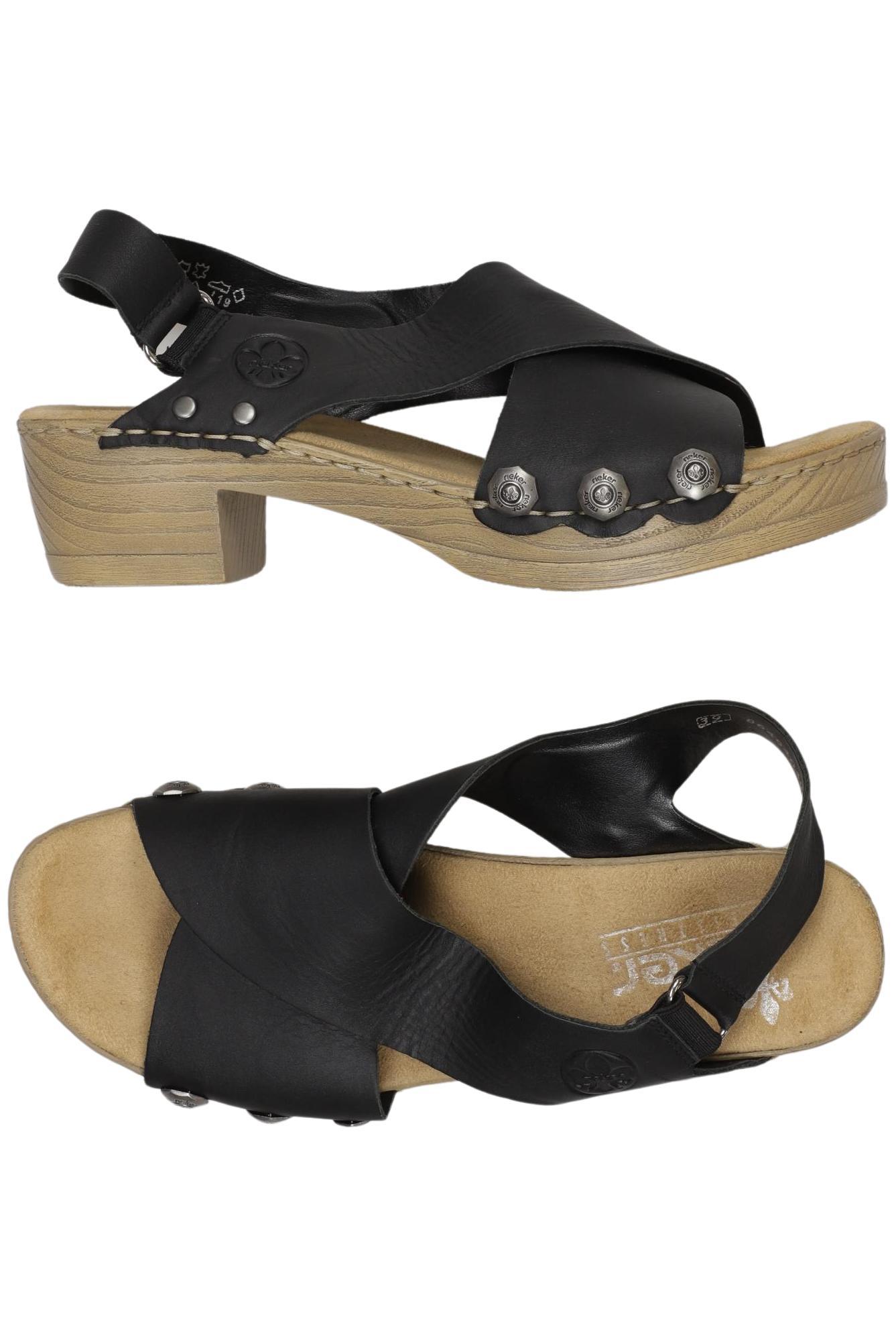 

Rieker Damen Sandale, schwarz, Gr. 39