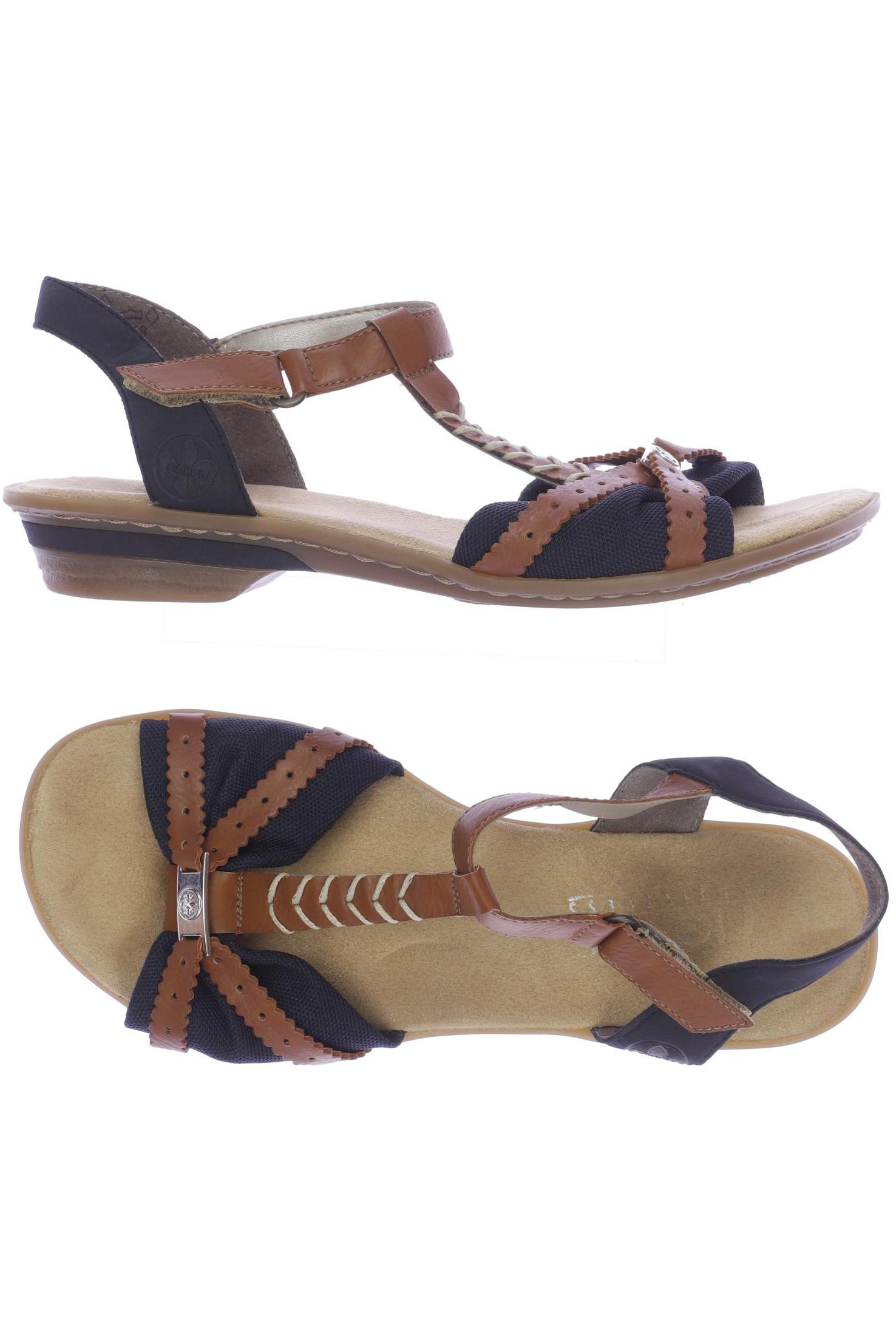 

Rieker Damen Sandale, marineblau, Gr. 38