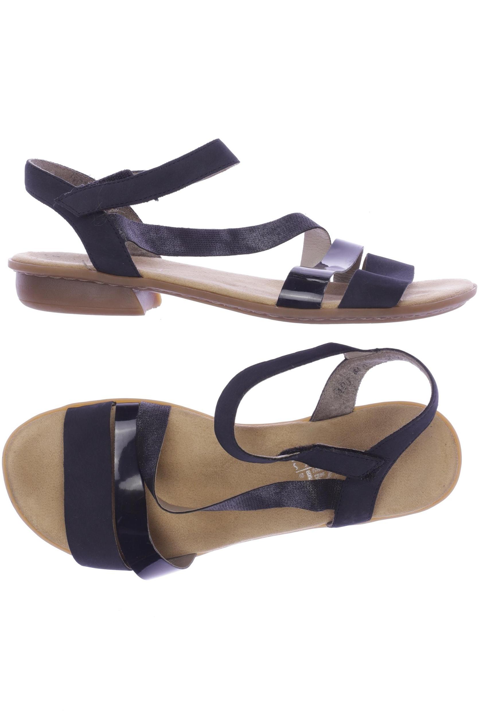 

Rieker Damen Sandale, marineblau, Gr. 40