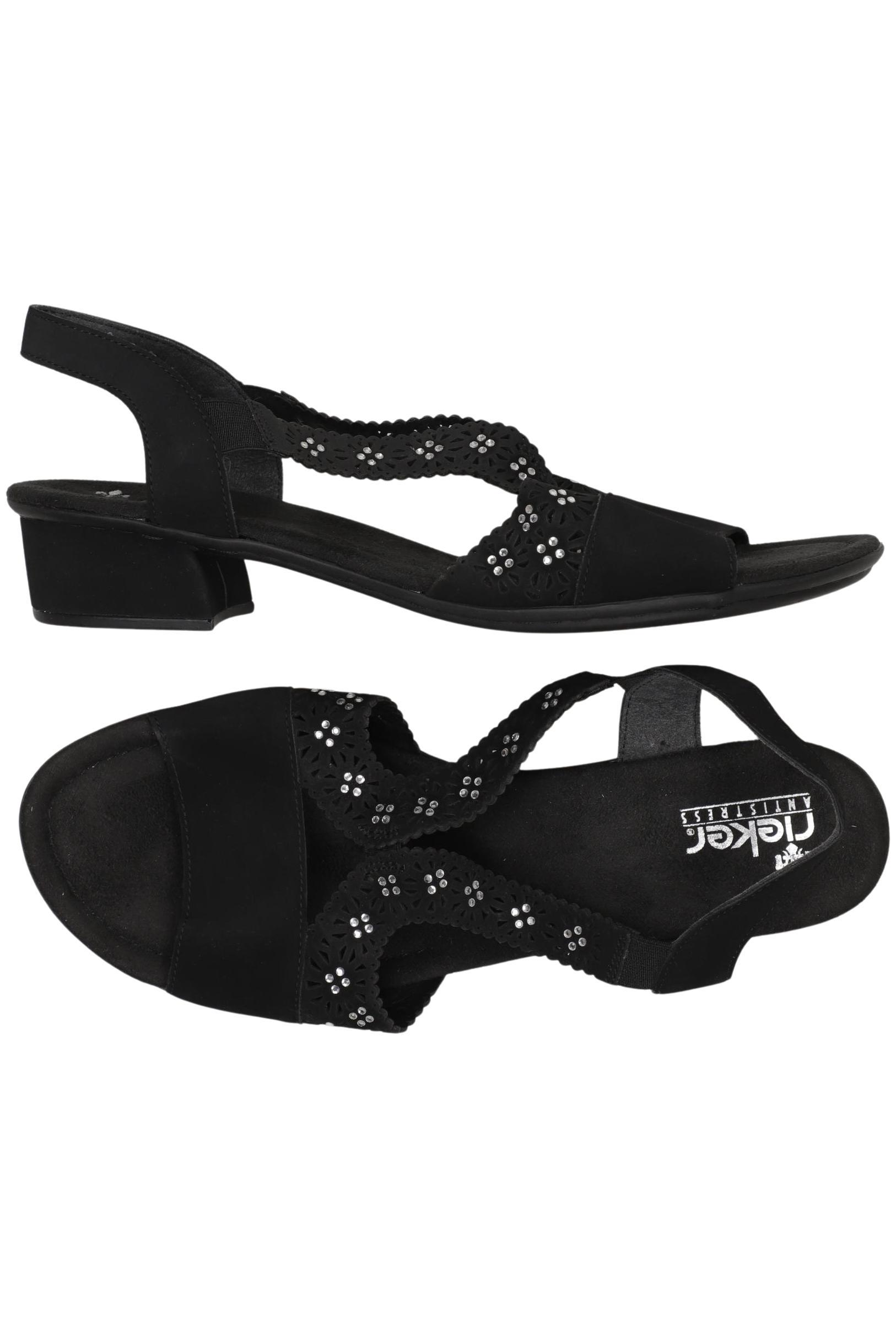 

Rieker Damen Sandale, schwarz, Gr. 42