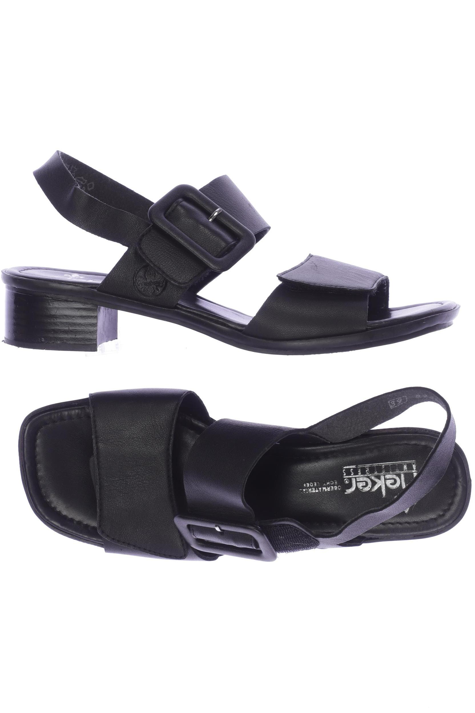

Rieker Damen Sandale, schwarz, Gr. 39