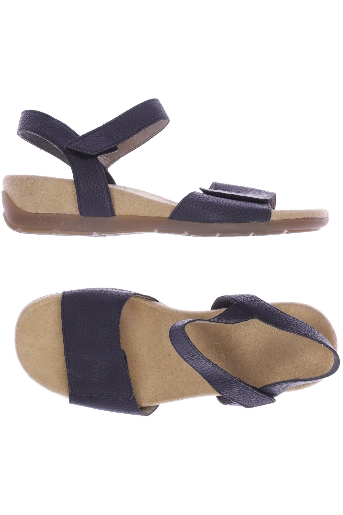 

Rieker Damen Sandale, marineblau, Gr. 38