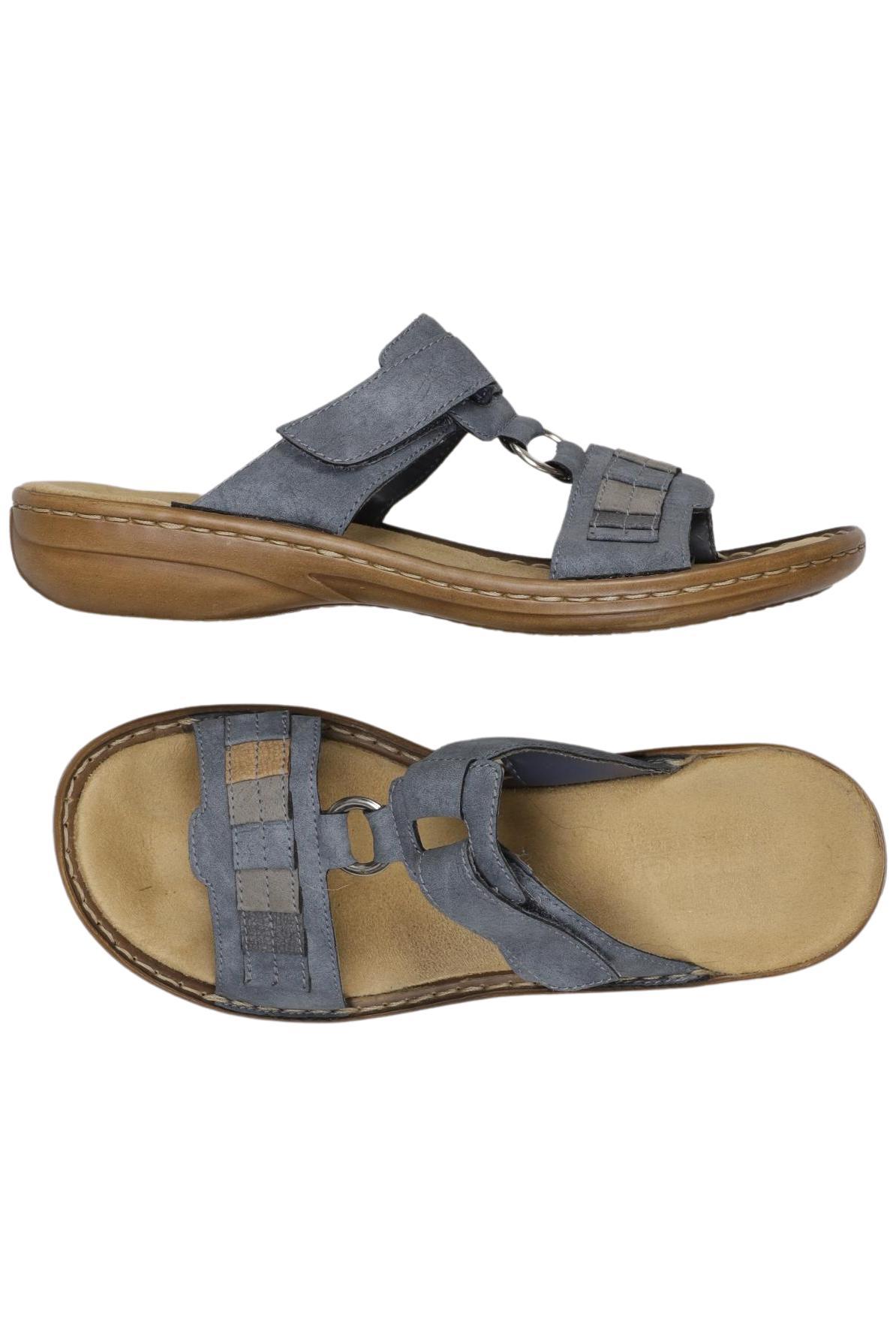 

Rieker Damen Sandale, blau, Gr. 38