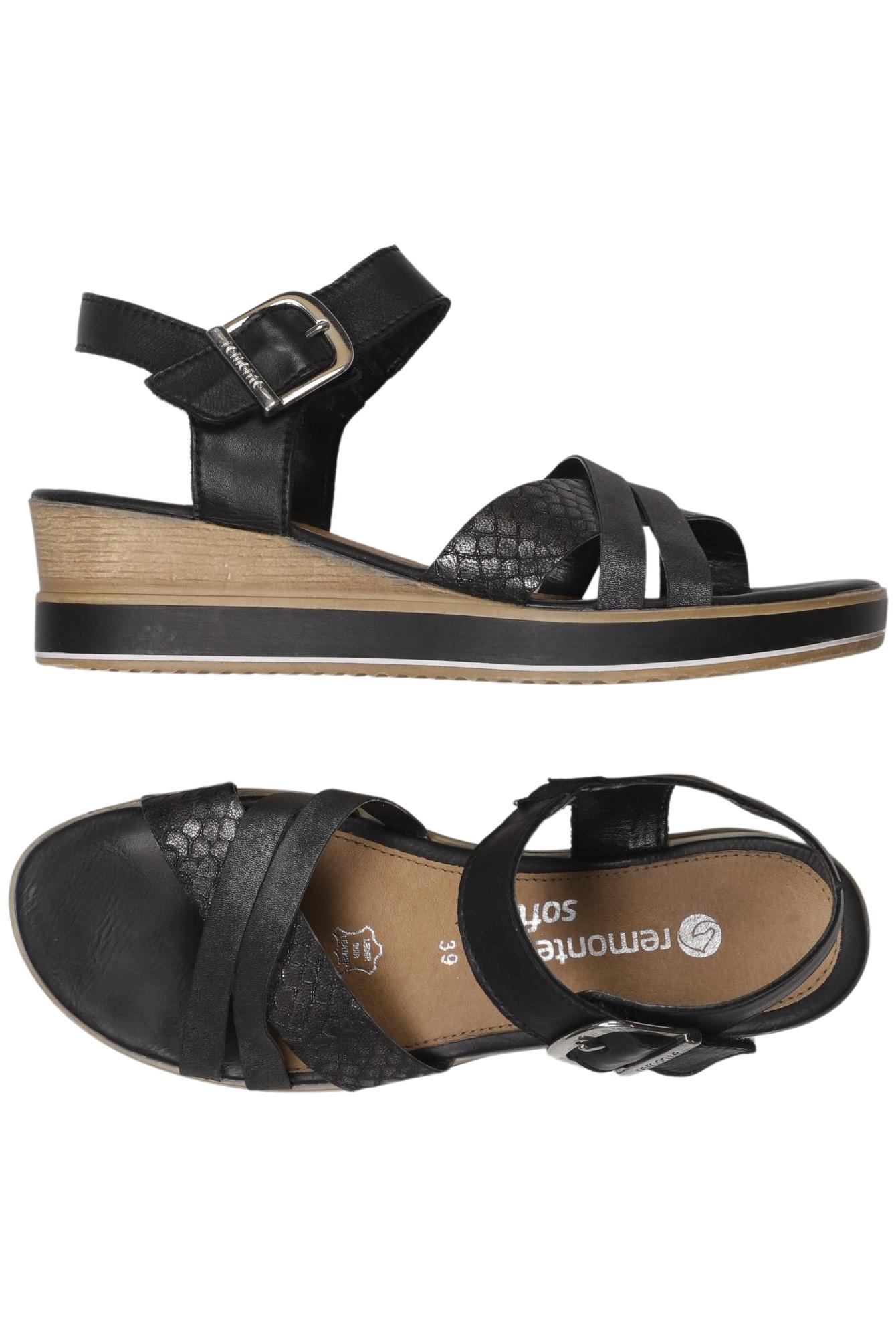 

Rieker Damen Sandale, schwarz, Gr. 39