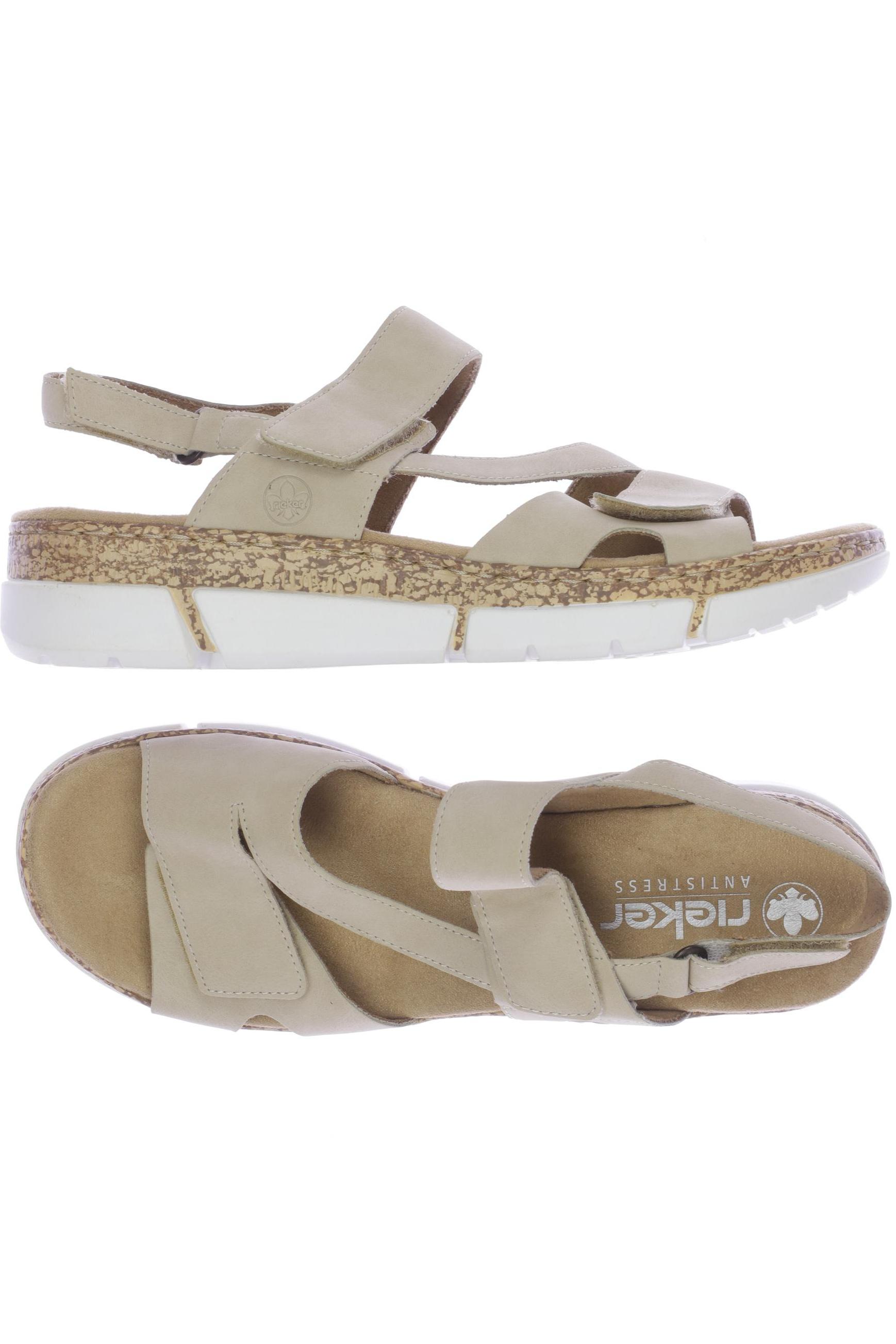 

Rieker Damen Sandale, beige, Gr. 42