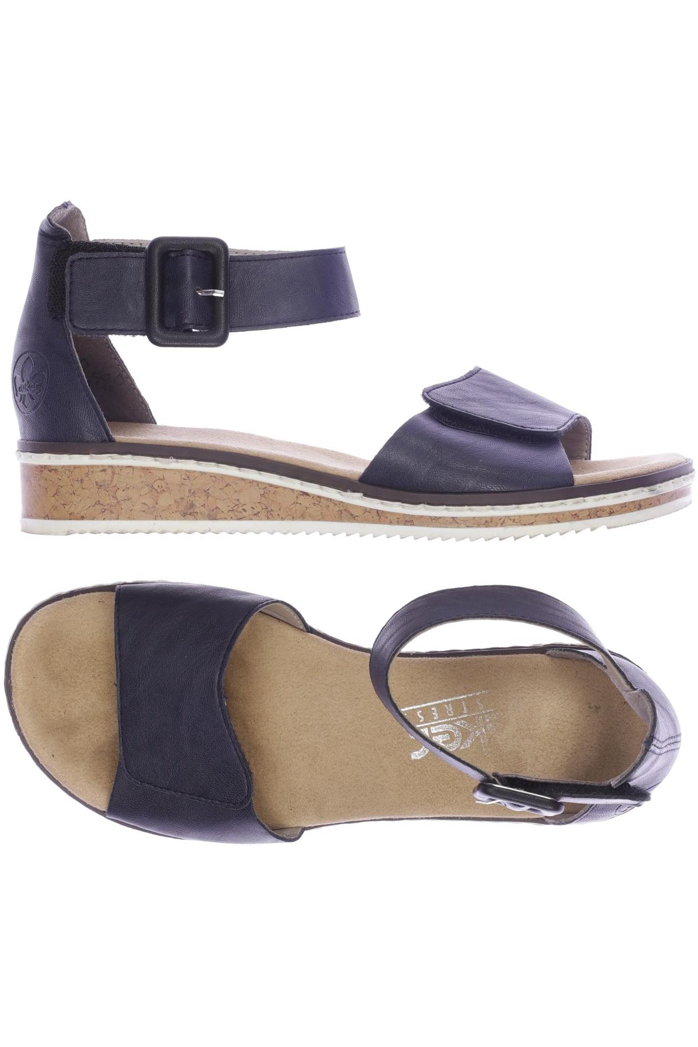 

Rieker Damen Sandale, marineblau, Gr. 37