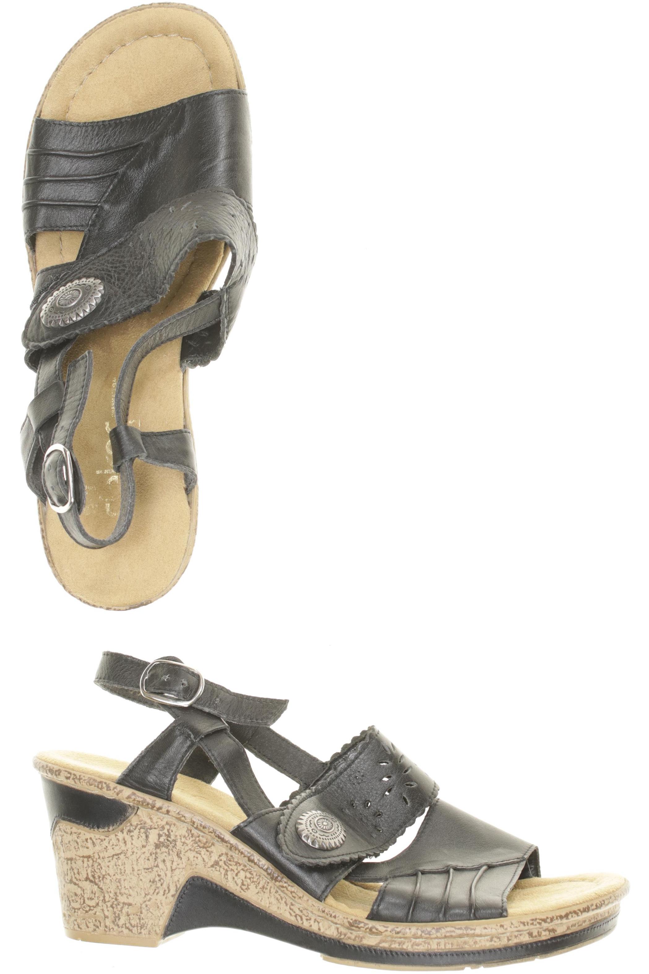 

Rieker Damen Sandale, schwarz, Gr. 40