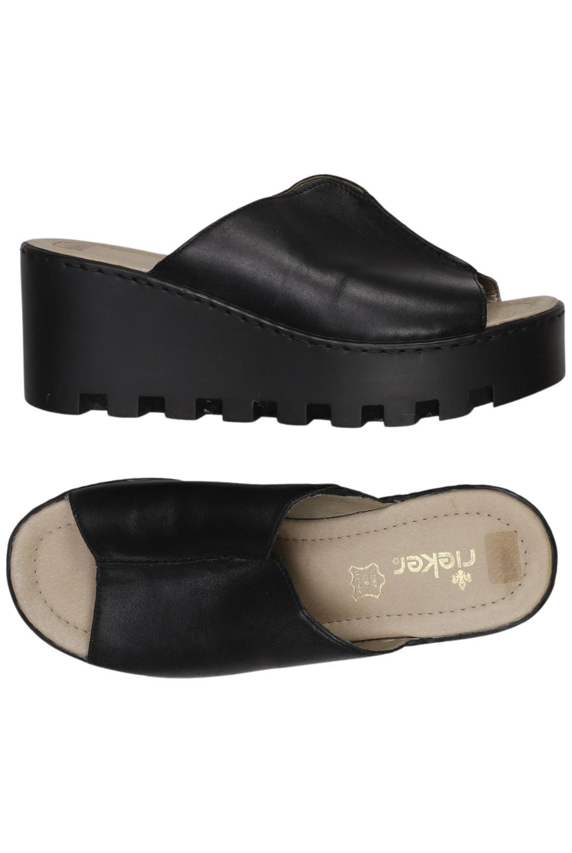 

Rieker Damen Sandale, schwarz, Gr. 37