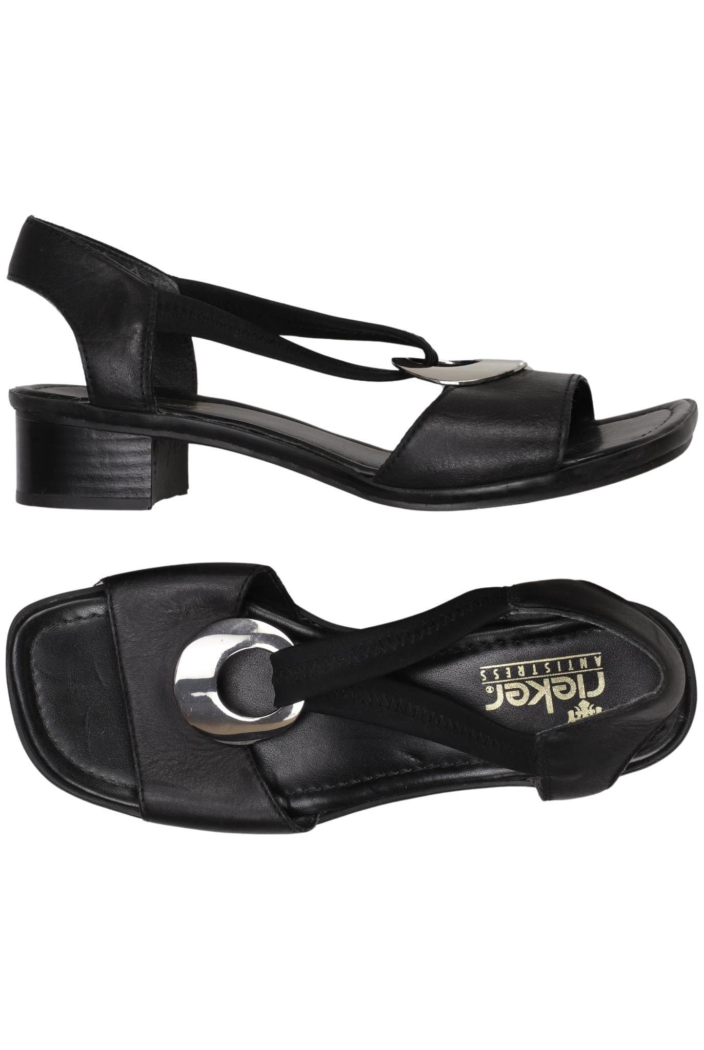 

Rieker Damen Sandale, schwarz, Gr. 36