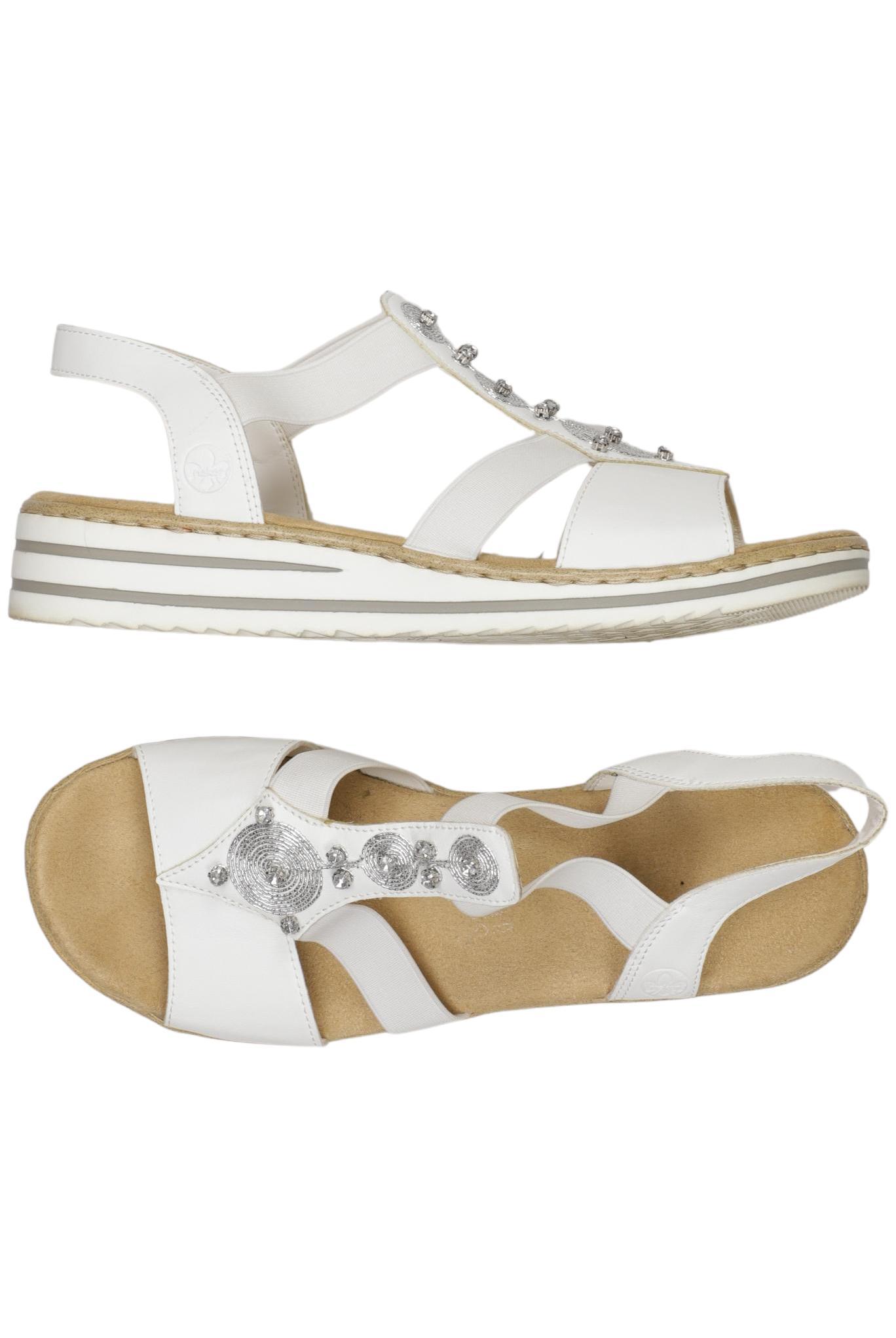 

Rieker Damen Sandale, weiß, Gr. 39